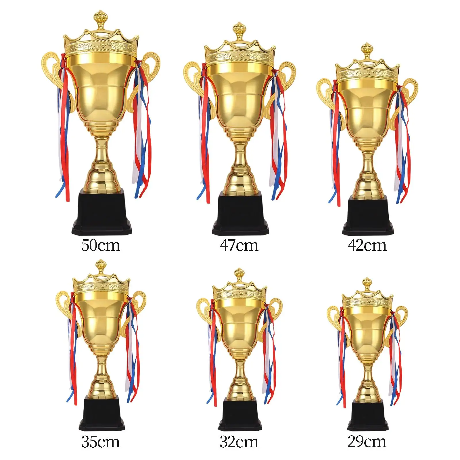 Trophy Cup Metal Decor Party Favors for Award Competitions Classroom Sports Championships Tournaments Football Soccer Baseball