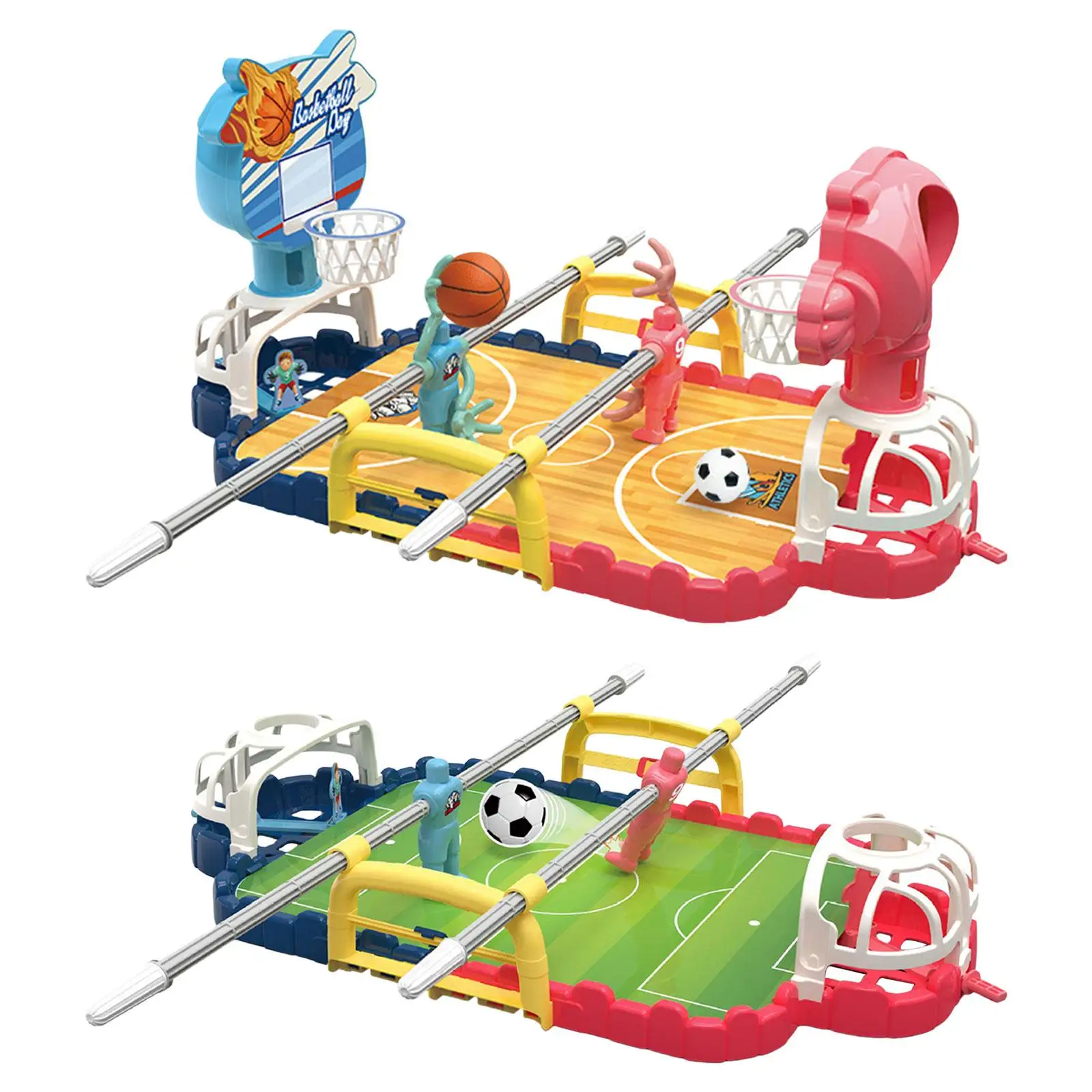 Fun Mini Table Top Basketball Game 2 Player Games Easy to Setup and Score Kids Basketball Toys for Teens 8-12 Age Birthday Gifts