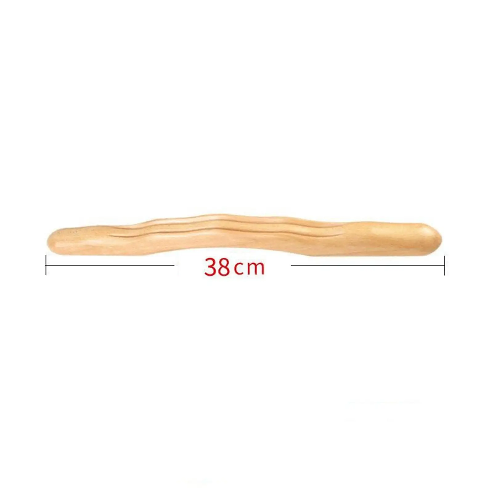 Handheld Wooden Massager Stick Guasha Scraping Stick for Full Body Leg Neck Manual Wooden Massager Stick 