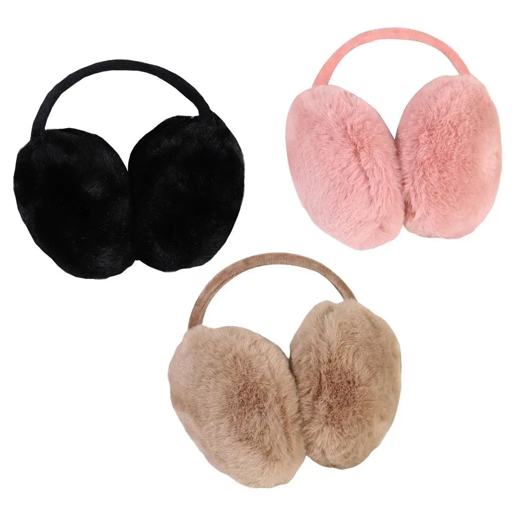 Earmuffs Hairy Warmer Warm Cute Faux Ear Ear Cover Thick Firm Behind Head F Ear Hook