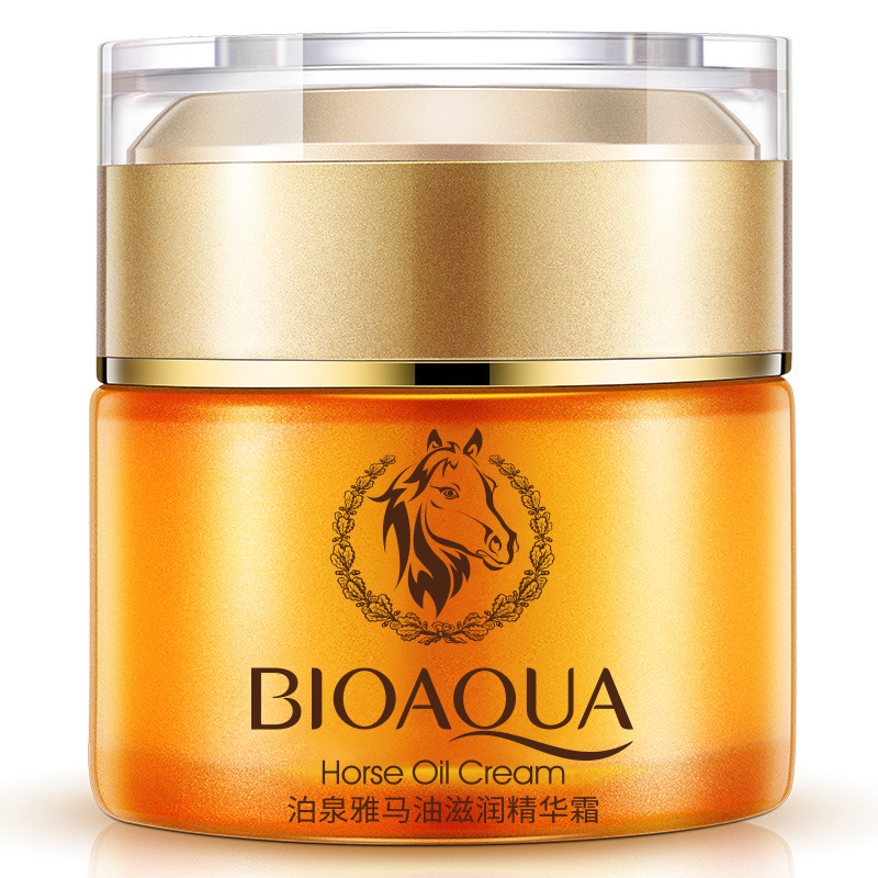 Best of BIOAQUA Horse Oil Face Cream Moisturizing Anti-aging Oil Control Skin Care Cosmetics Skincare Facial Cream For Face Care Reviews & Tips