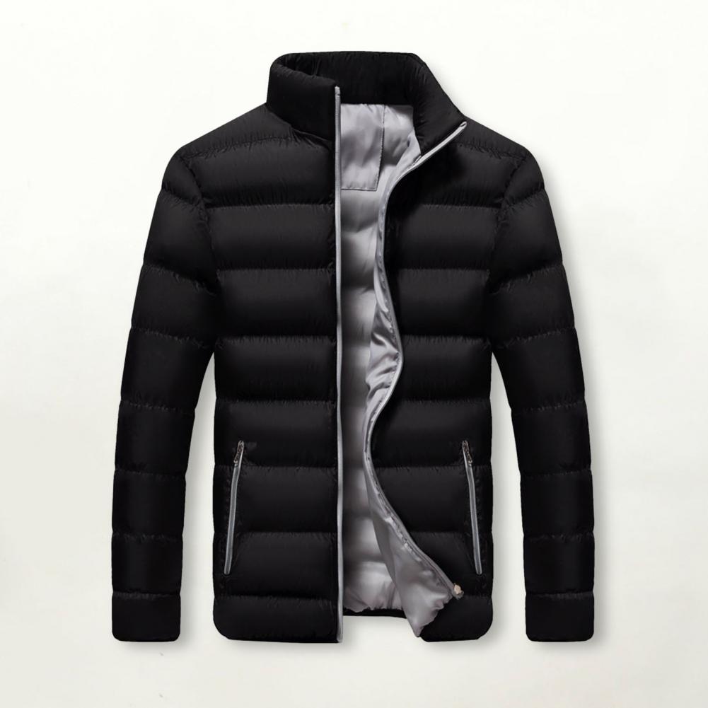 2023 Winter Men's Padded Jacket Middle-aged And Young Large Size Light And Thin Short Padded Jacket Warm Coat