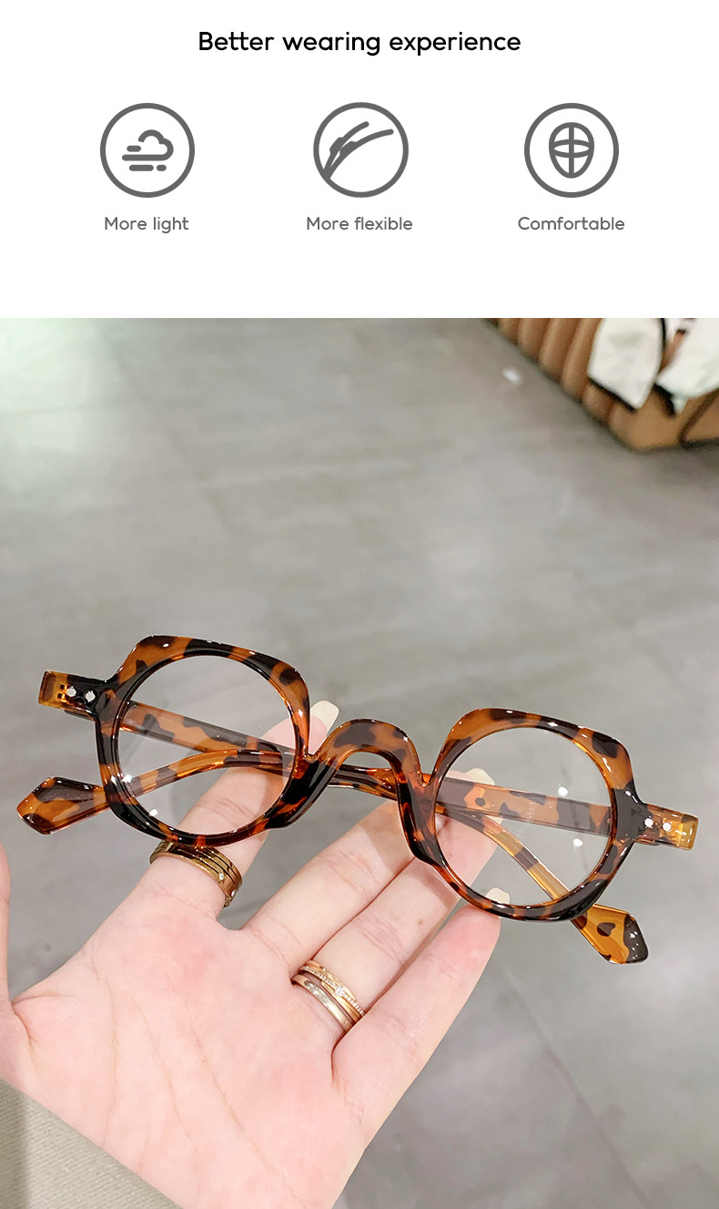JNPCXI New Arrival Retro Round Punk Glasses for Men Clear Lens Fashion Glasses Frame Women Vintage Hexagon Decoration Male