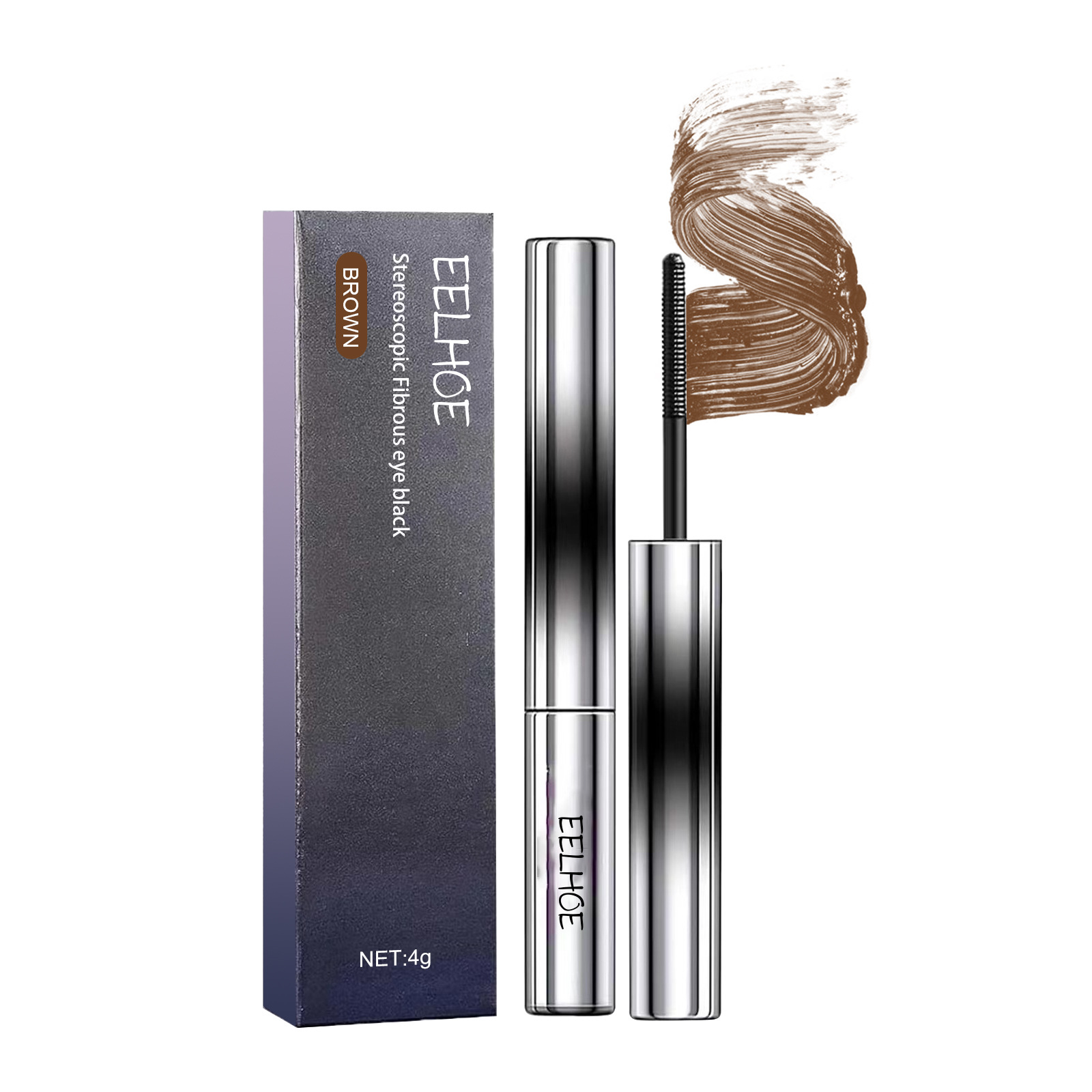 Curling Mascara Lengthening Lasting Styling Eyelash Extension Natural Volume Thickening Lashes Silk Fiber Waterproof Makeup 4g