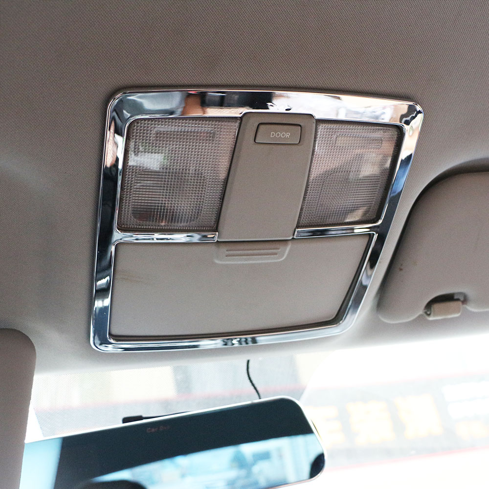 Innen ABS Chrom Leselampe Abdeckung Trim Dach Leseleuchten Rahmen für Kia Sportage 3 SL R SportageR 2012–2016 Auto Aufkleber – Detail 1