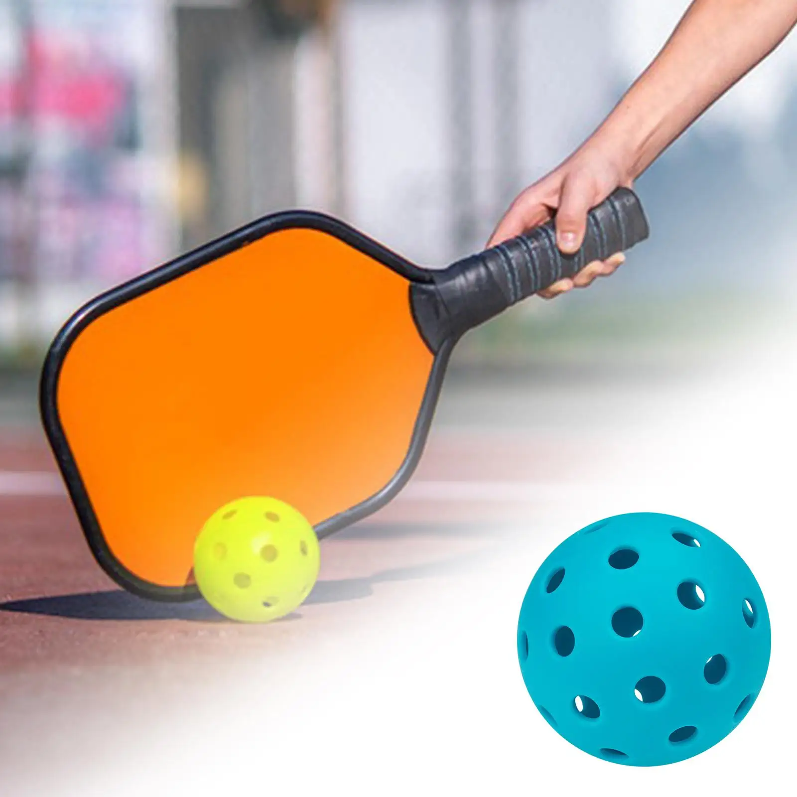 Luminous Pickleball Ball, Durable Outdoor Court Training, Approved Tournament