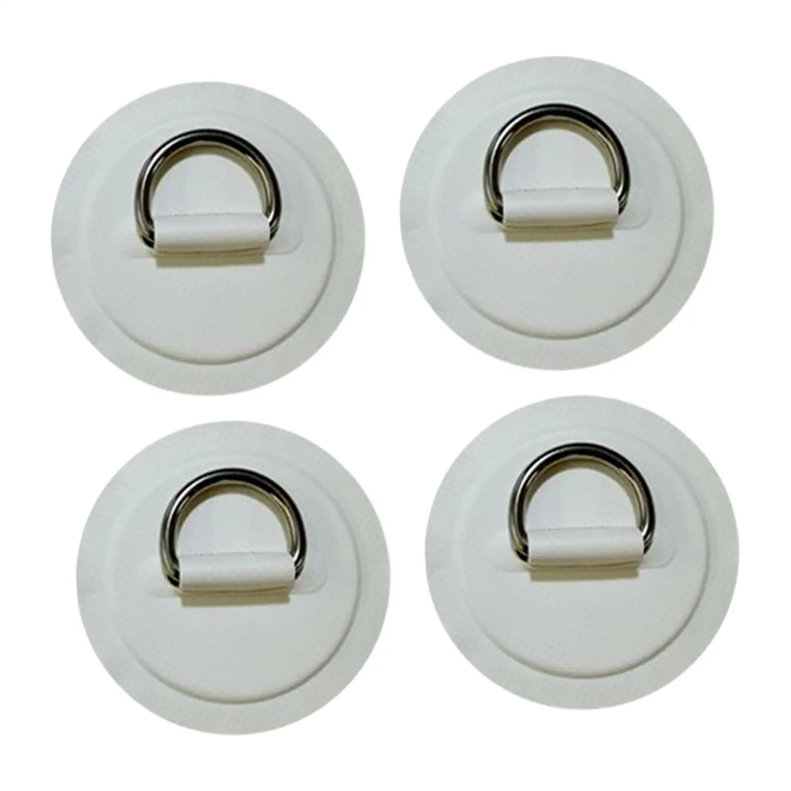 4x D Rings Patch Heavy Duty Cord Buckles for Paddle Board Surfboard