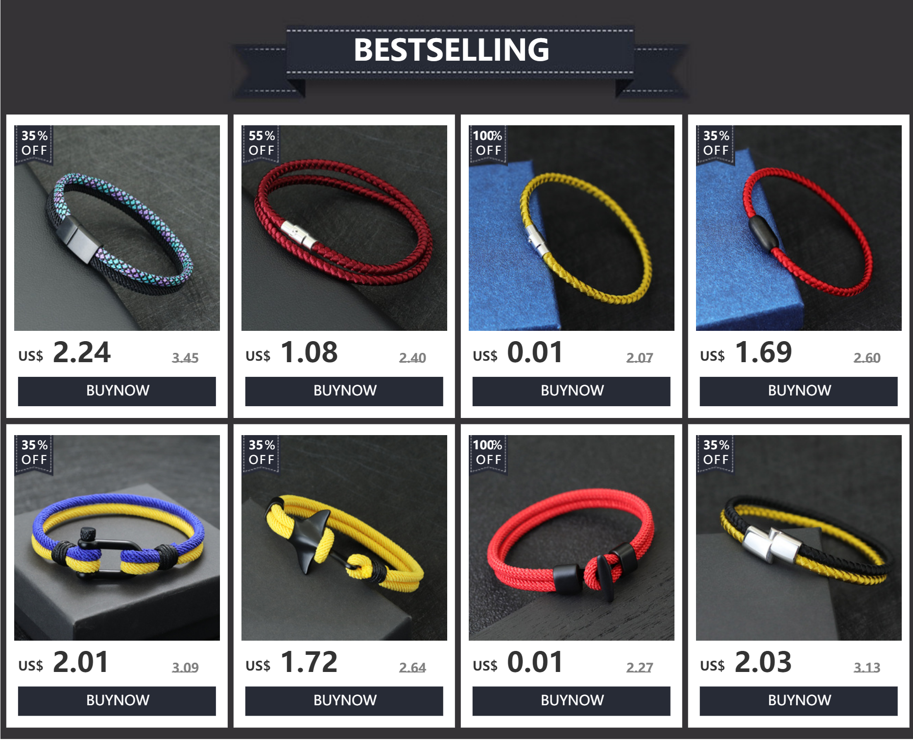 Minimalistisches Seilarmband für Herren und Damen, bunt, passend, stapelbar, Glücksfaden, Brazalete, Freundschaftsarmband, Makramee Pulsera – Detail 1