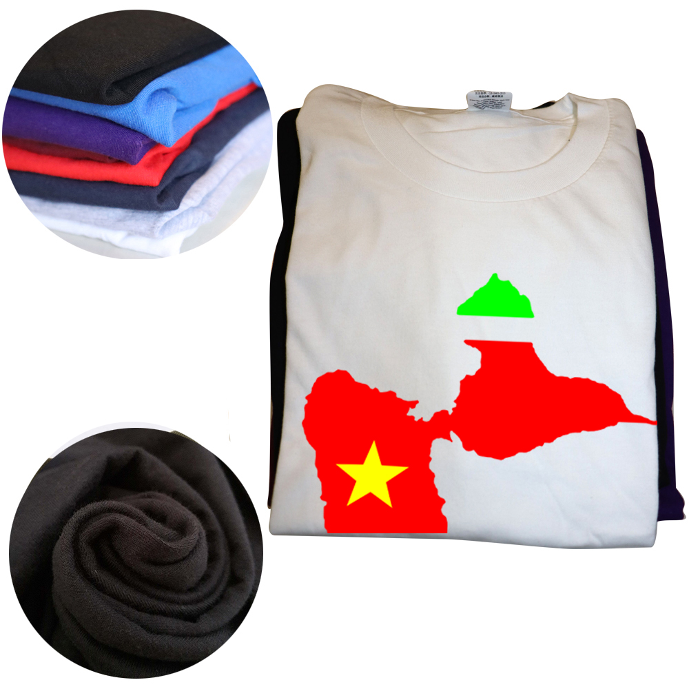 Guadeloupe In Rot Gelb Und Grün T Shirts Baumwolle Streetwear Kurzarm Geburtstag Geschenke Sommer Stil T-shirt Herren Kleidung – Detail 4