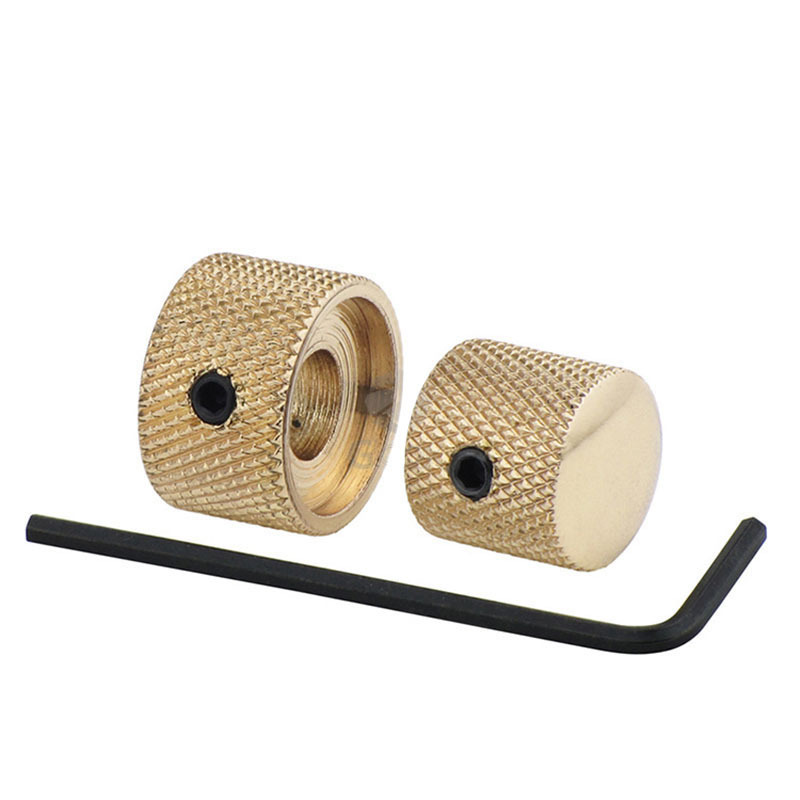 2-in-1-Steuerknöpfe mit doppelter konzentrischer Tone-Volume-Mischung, gewölbte Knöpfe mit Inbusschlüssel für E-Gitarre – Detail 4