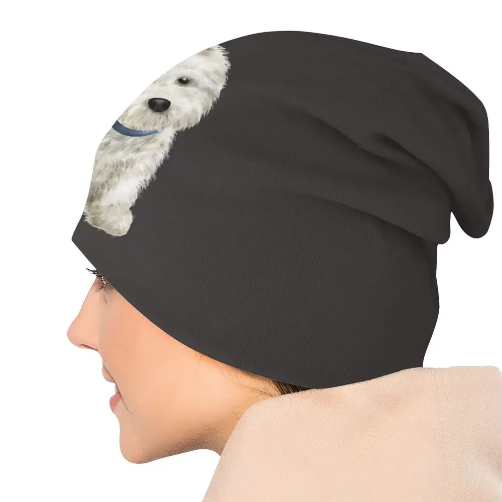 Westie West Highland Terrier Dog Cute Puppy Cap Street Skullies Beanies Hat Men Women Summer Warm Multifunction Bonnet Knit Hat