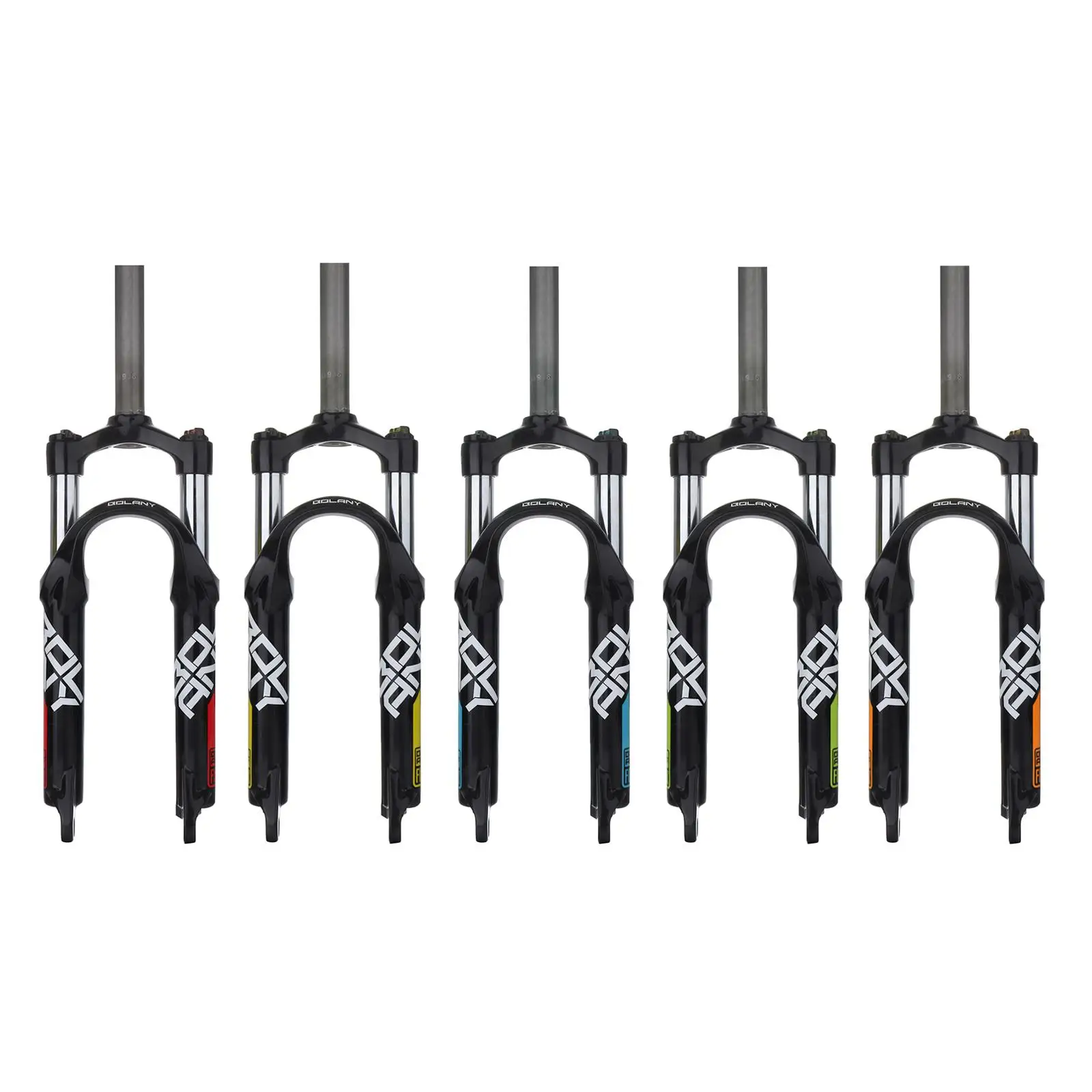 Folding Bike Fork,20inch,0mm, Adjust Straight Tube 28.6mm QR 9mm,Manually Adjustable Damping Front Forks for Mountain Bike