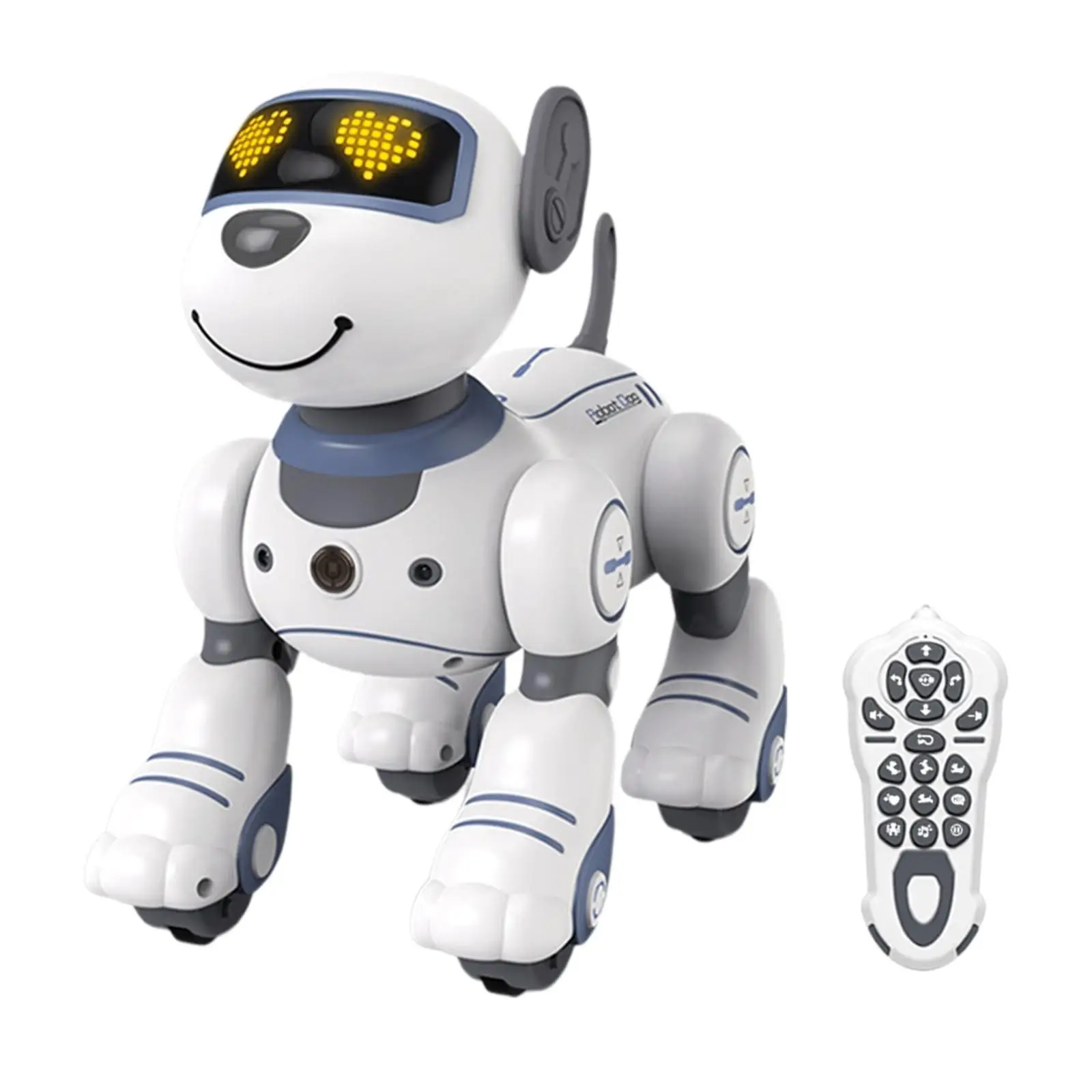 Cute Remote Control Robot Dog Toy Toys Electronic Toys Appease Toy Robotic Pet Toy Programable for Boys Girls Children`s