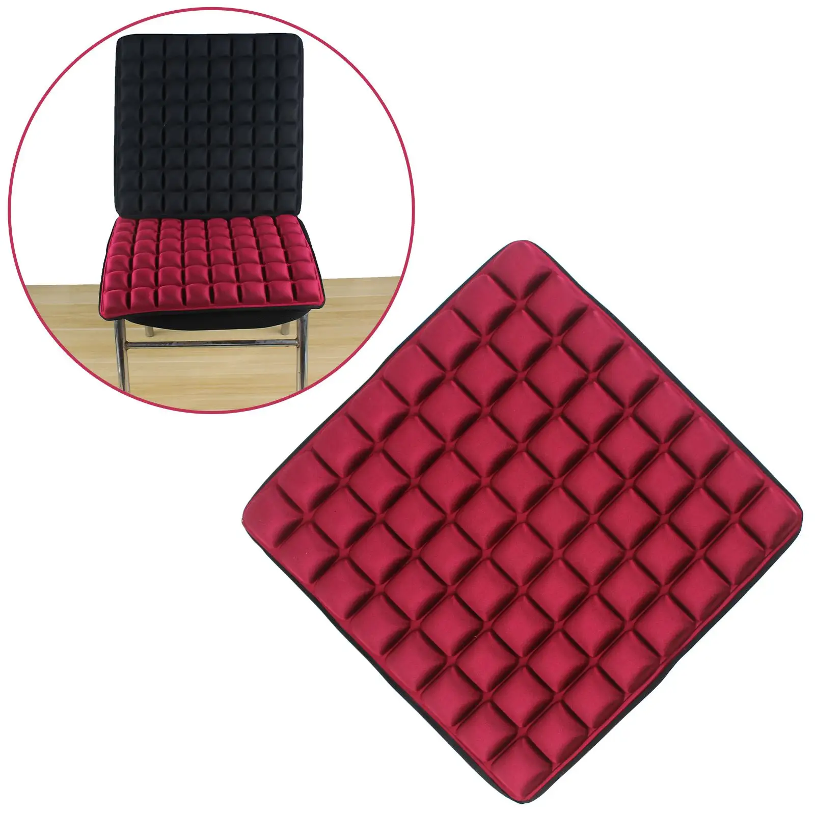 Seat Cushion Absorbs Pressure Points Thicken 3D Non Slip Soft Portable Breathable Chair Pads Mat Fit for Car Home Wheelchair