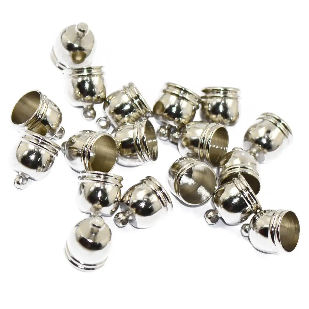10pcs Brass Bell End Beads  Tip Jewelry Findings Craft DIY Making