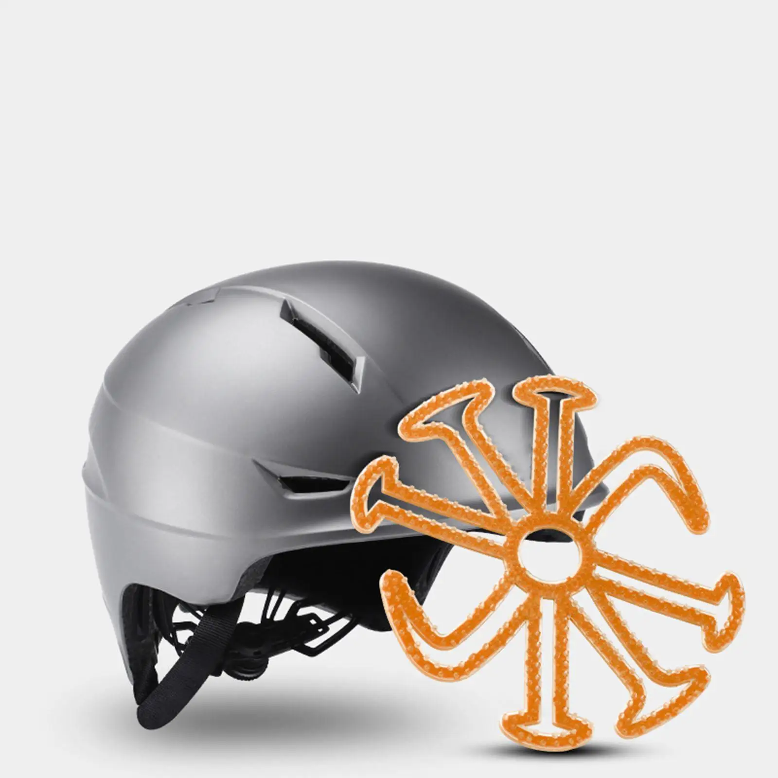 Motorcycle Helmet Liner Pad Silicone Helmet Pad Ventilate Silicone Breathable Anti Deformation Cycling Helmet Liner Pad