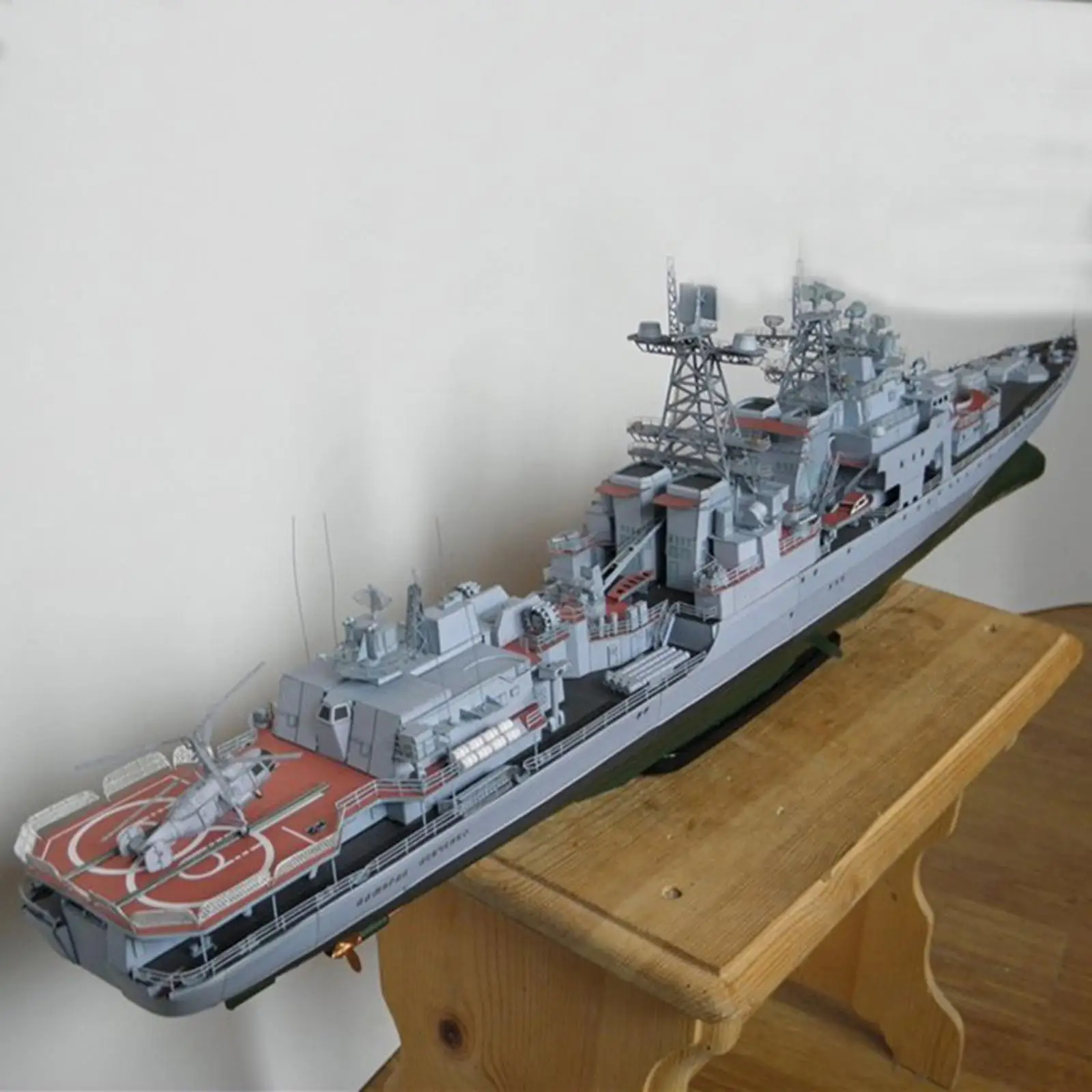 Exquisite 3D 1/200 Scale Russian  Levchenko   Ship DIY Model Puzzle Toy Collectables Home 