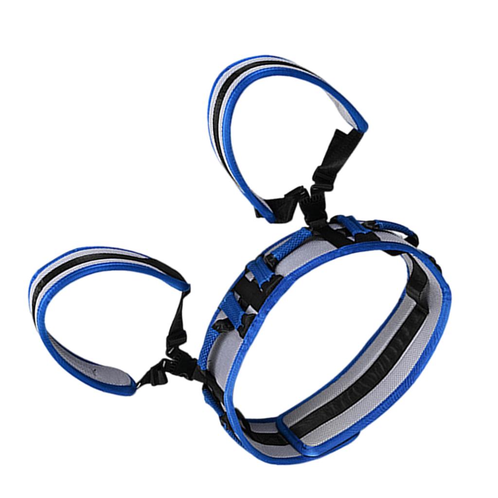 Transfer Gait Belt Belt Nursing with Leg Loops Secure Aid Moving Patient Care Quick Release Buckle for Elderly Disabled