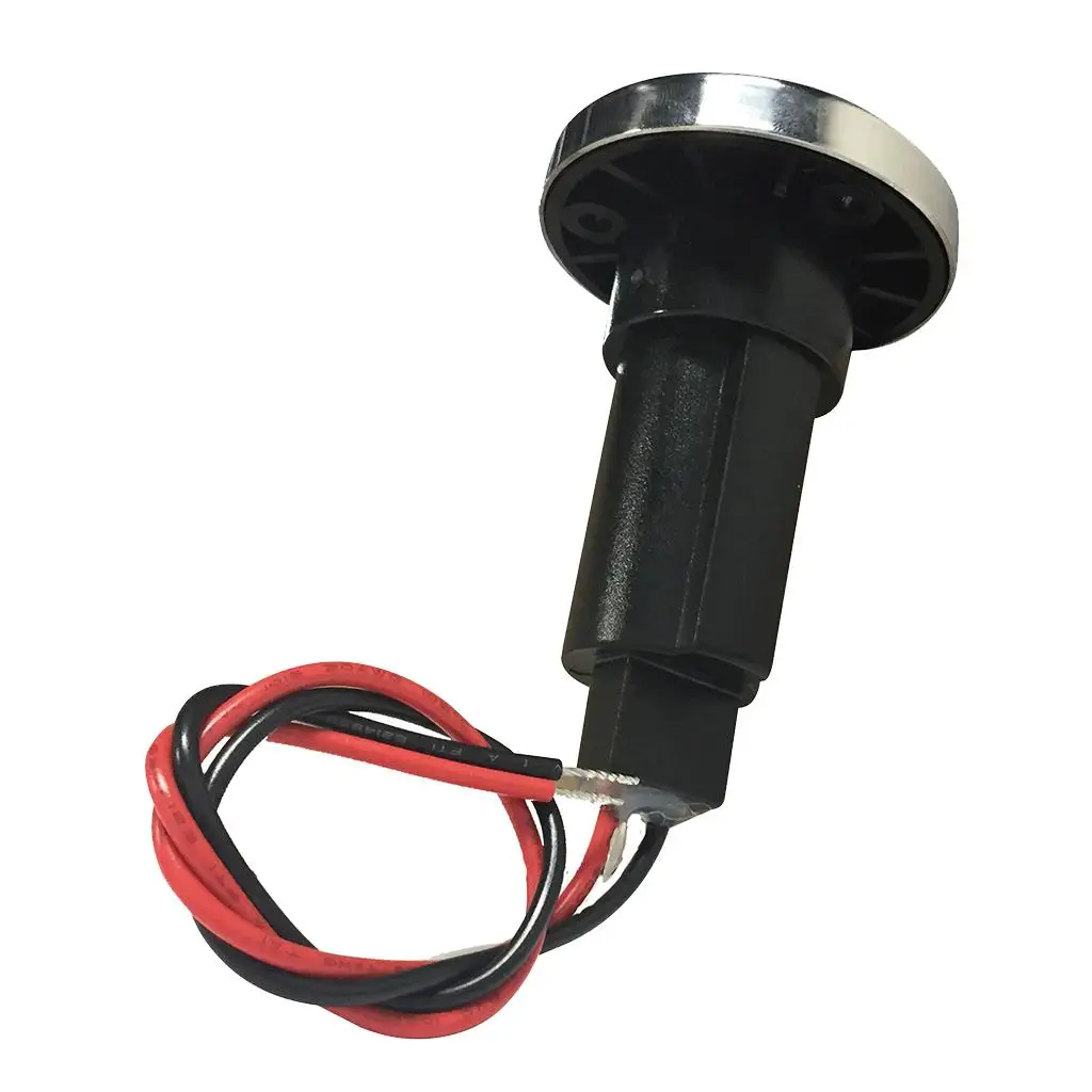 Marine plug in round base for light pole, contact, waterproof