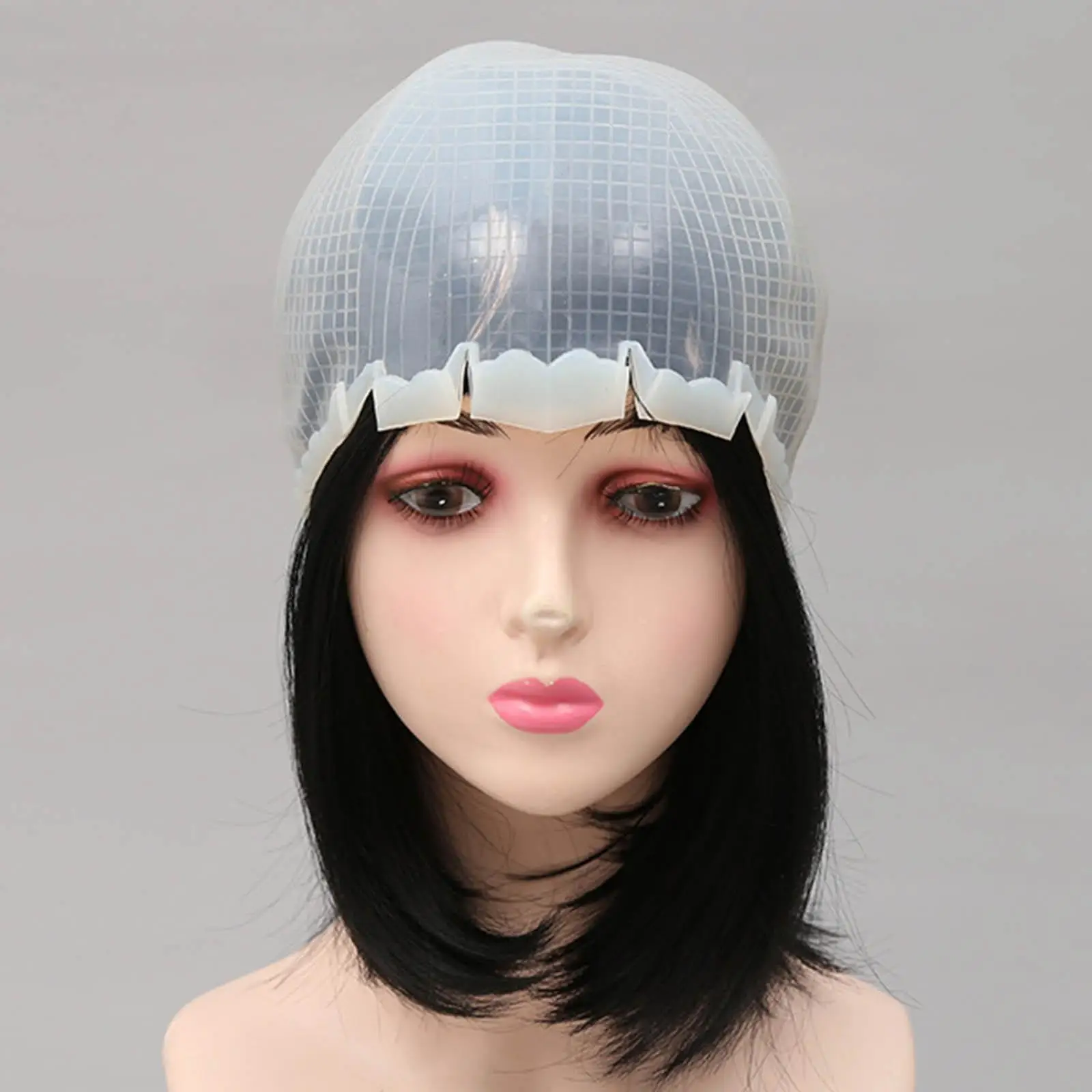 Silicone Hair Coloring Hat, Dye Hat Reusable Highlight Hat, for Hair Color Dyeing Hair