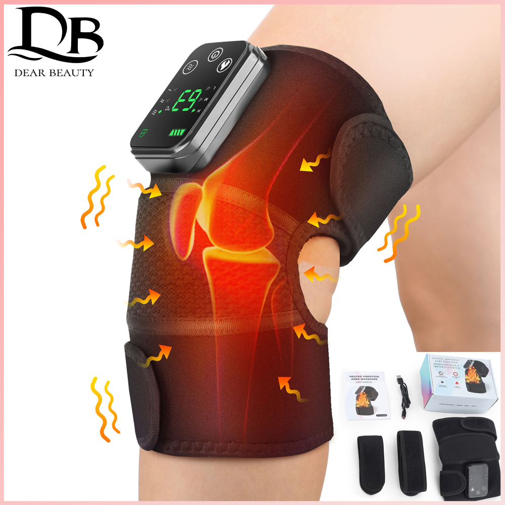 Best of Knee Heating Massager Joint Physiotherapy Quick Effect Electric Pain Relief Hot Compress Vibration Massage Rechargeable Gift Reviews & Tips