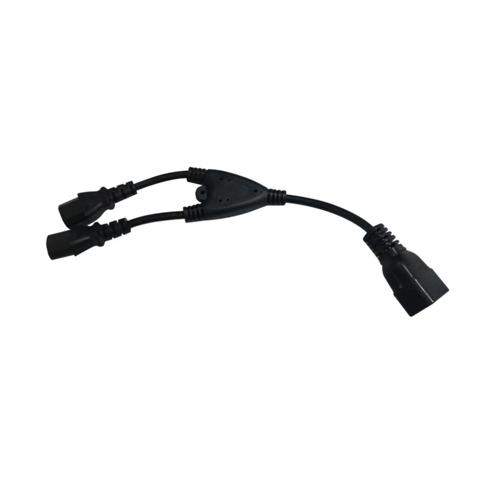 C20 to 2x C13 Y Splitter Cable 30cm Good Conductivity Low Resistance Black Power Extension Cable C13 C20 Power Cord Power Cable