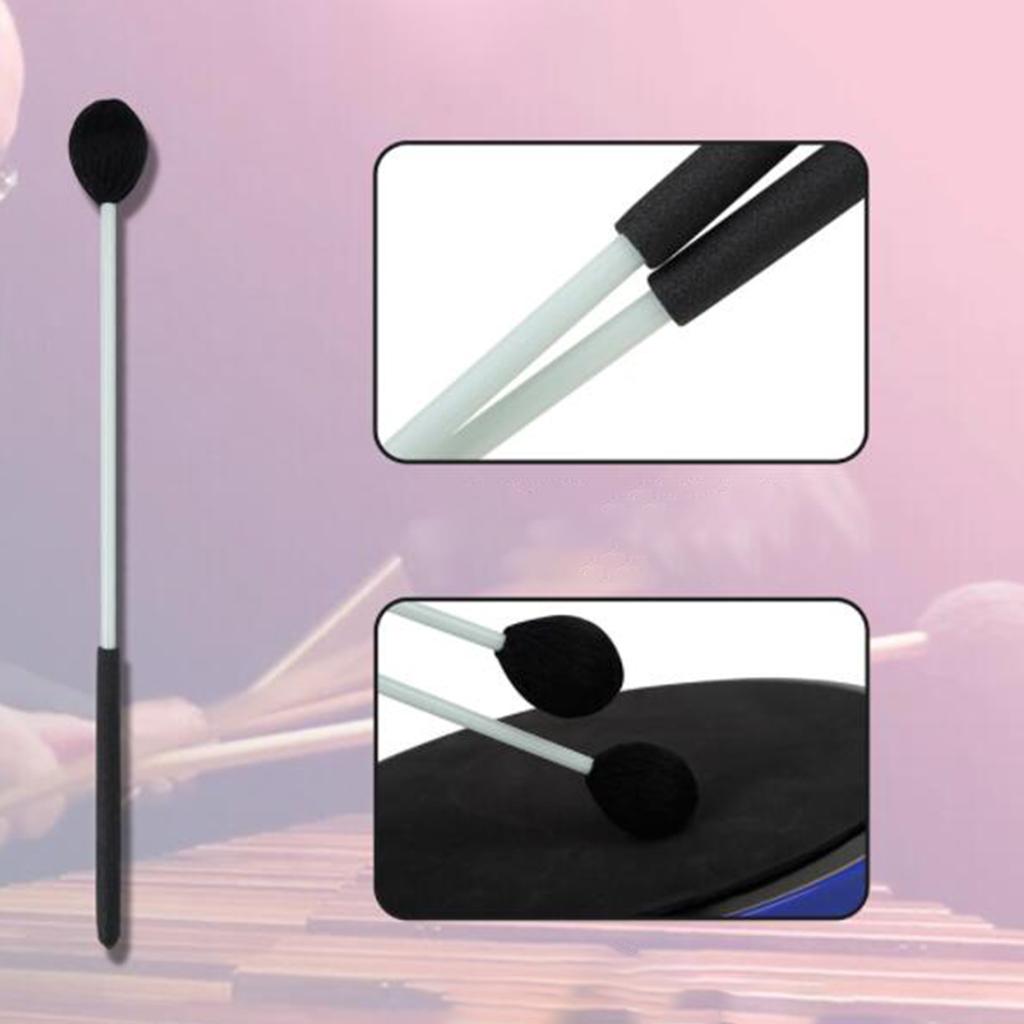 4Pcs Professional Xylophone Glockensplel Mallet Marimba Mallets for Wood Block Glockenspiel Chime Bells Instrument Accessories