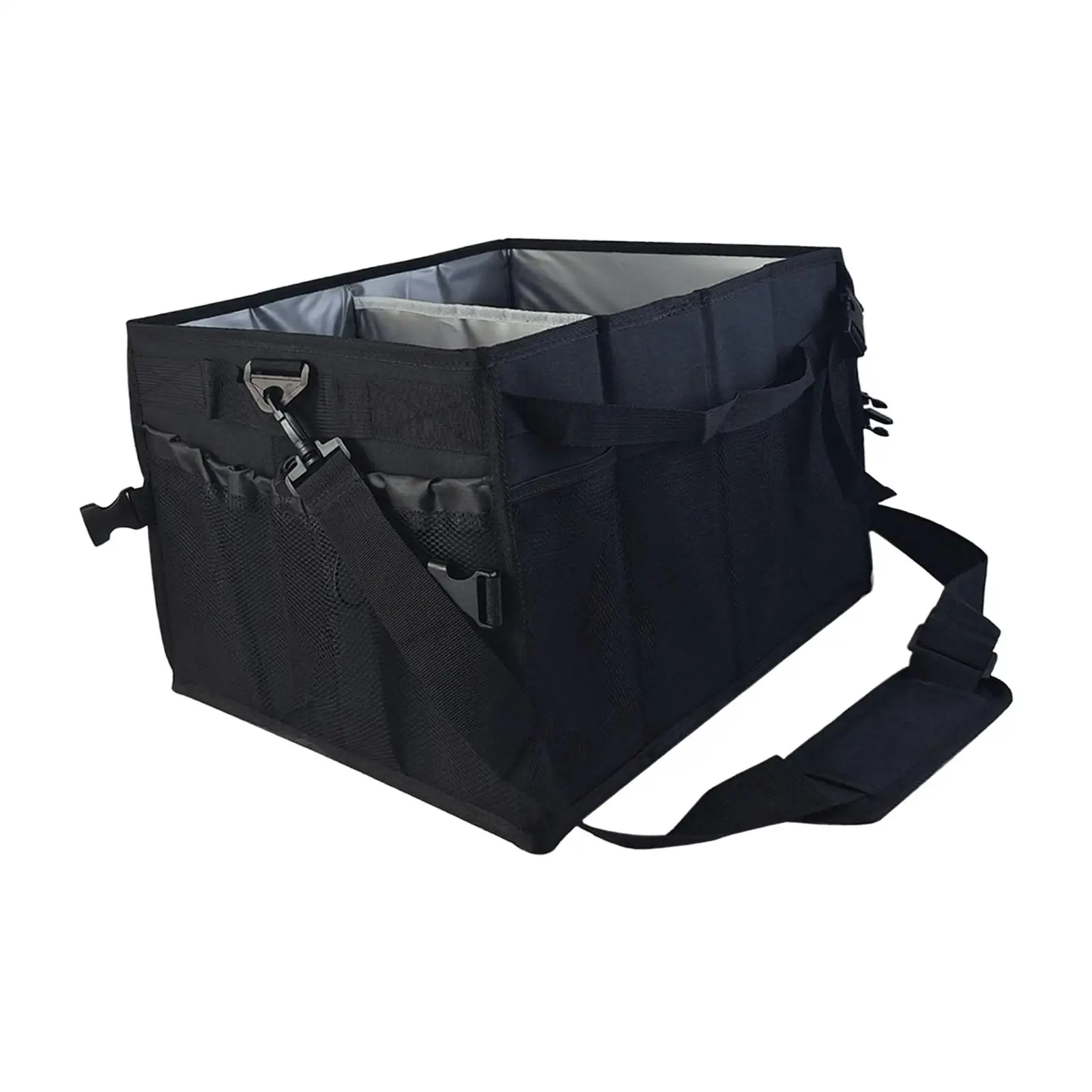Portable BBQ Tool Storage Bag Grill Tool Carrying Bag Organizer for Picnic Trip