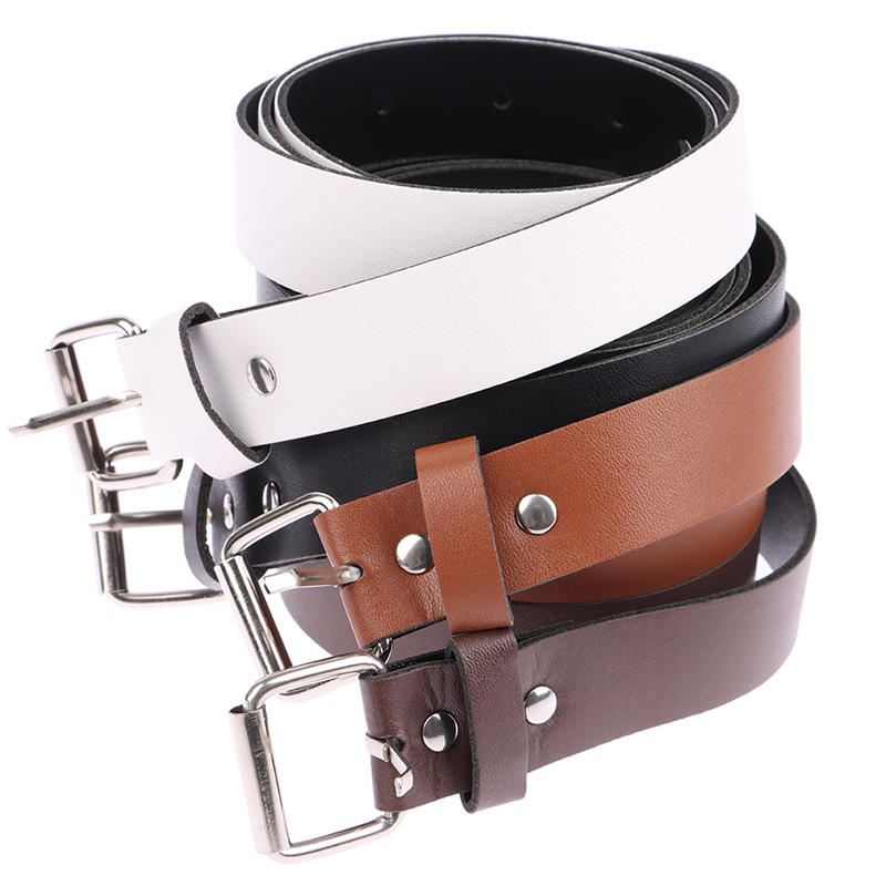 Title 9, 1Pc 100CM Leather Belt Fashion Waist Belts Meta...