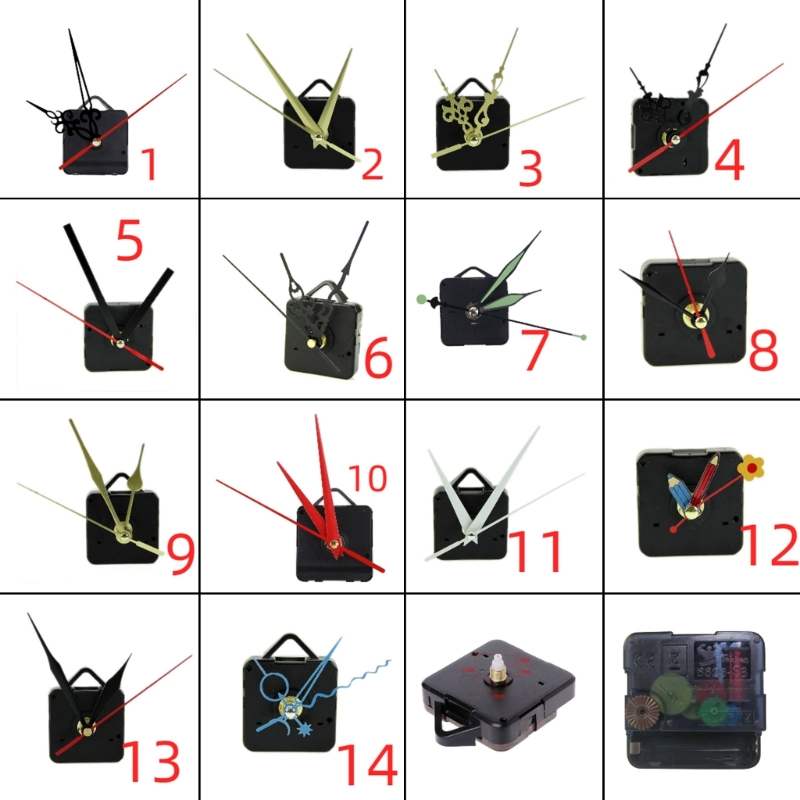 Description Picture 2 of itemClock Movement Mechanism with Hands Silent Battery Powered Wall Clock
