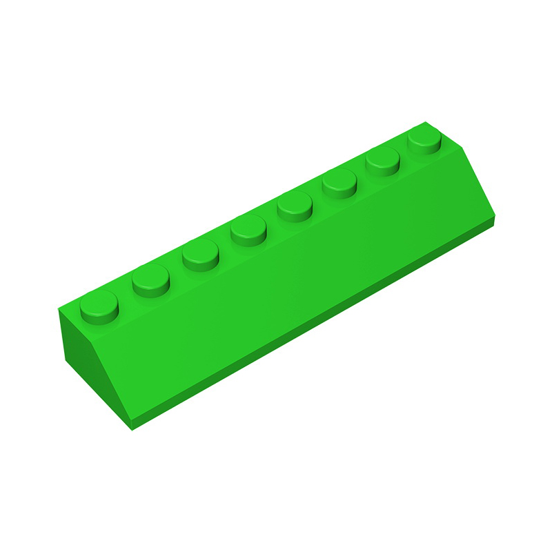 Gobricks GDS-736 ROOF TILE 2X8/45 - 2x8 45 Slope roof tiles compatible with lego 4445 children's DIY Educational Building Blocks