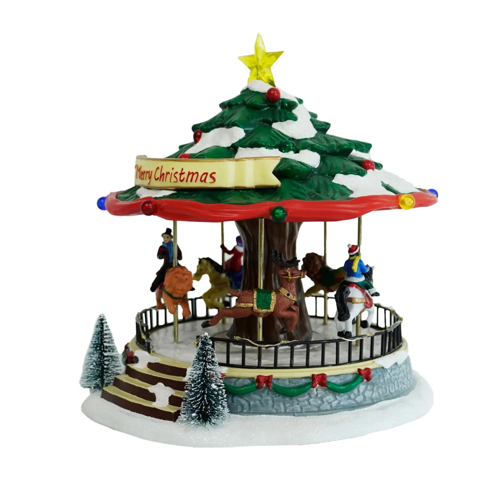 Music Box Christmas Themed Christmas Carousel for Children Gift Birthday