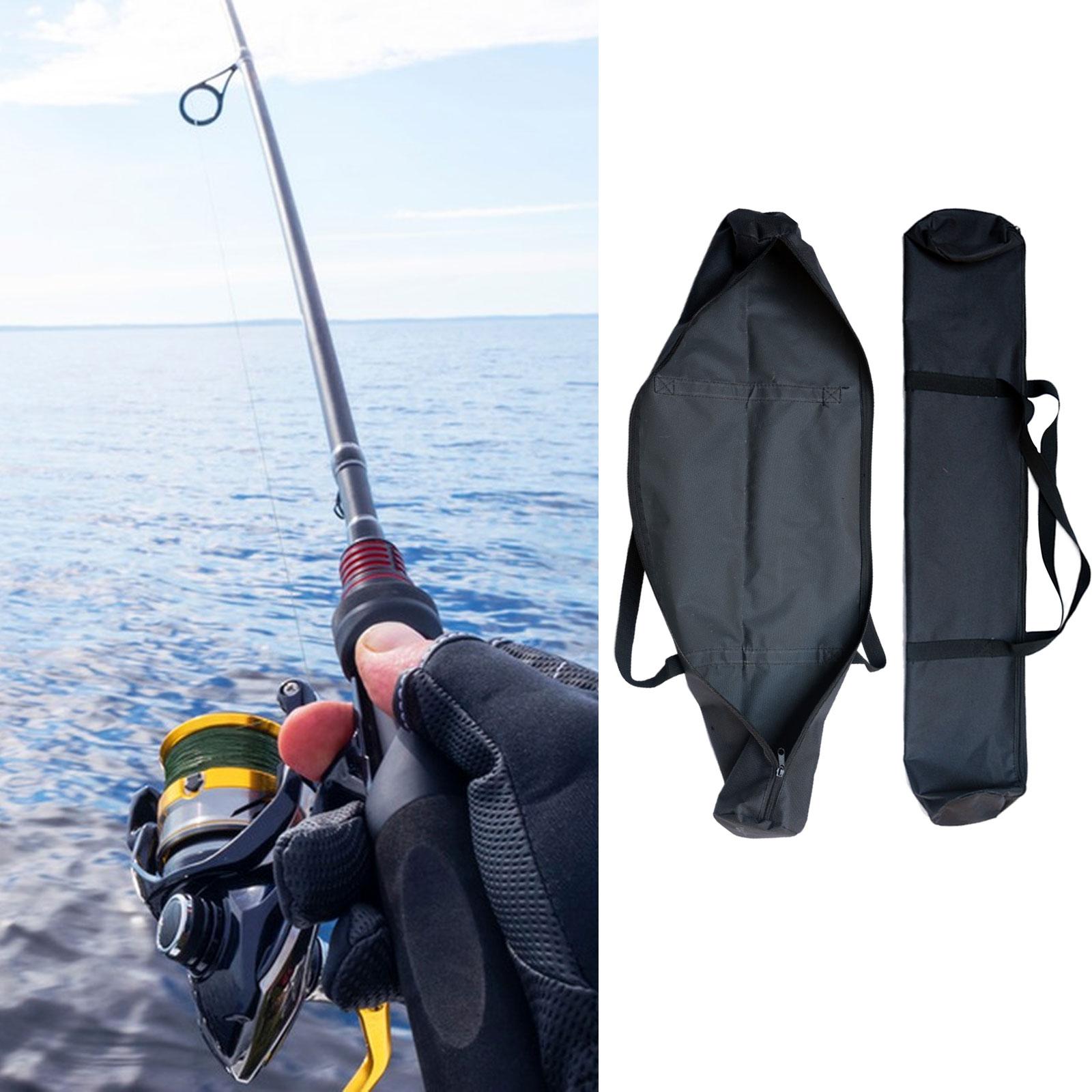 Fishing Rod Storage Bag Foldable Sturdy for Fishing Mountaining Fishing Gear