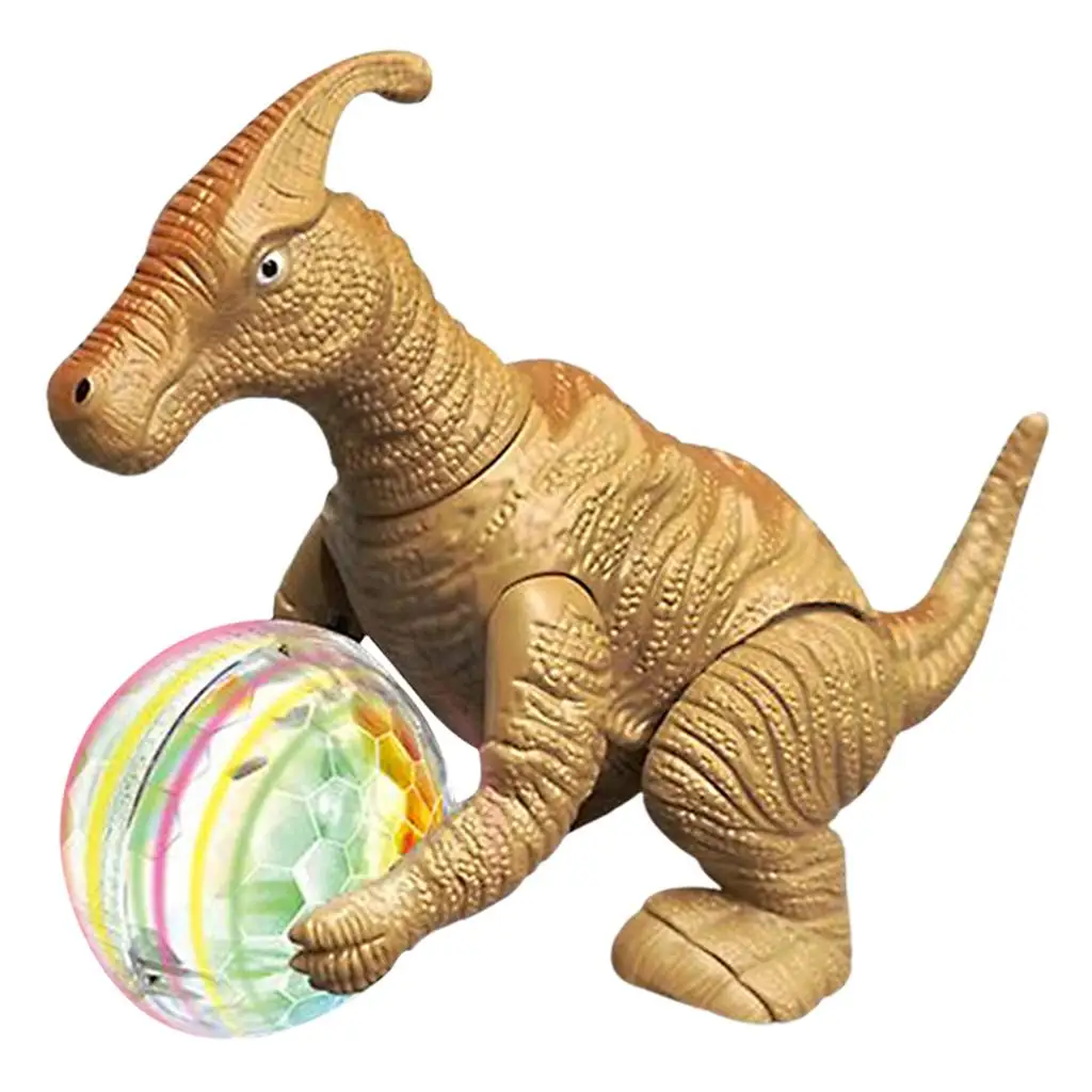 Electronic Walking Dinosaur with LED , Electric Dinosaur Figure Play Set Educational Toy for Kids Children Ages 4 and Up