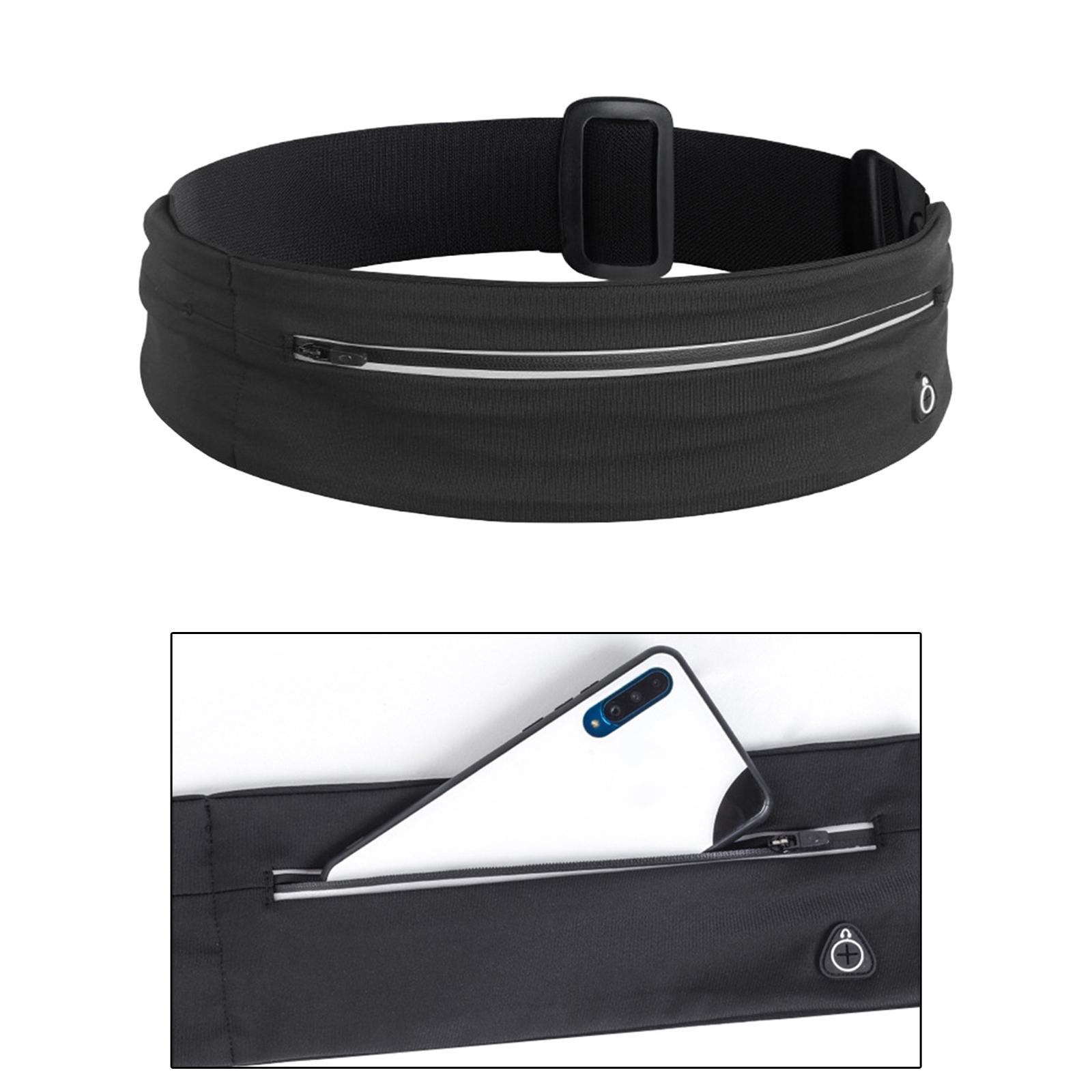 Running Belt Fanny Waist Bag Women Men Phone Holder with Headphone Hole Jogging Belt for Workout Cycling Camping Runners