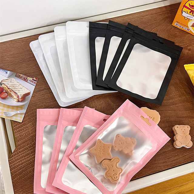 10PCS Card Photocard Storage Bag Color Matte Transparent