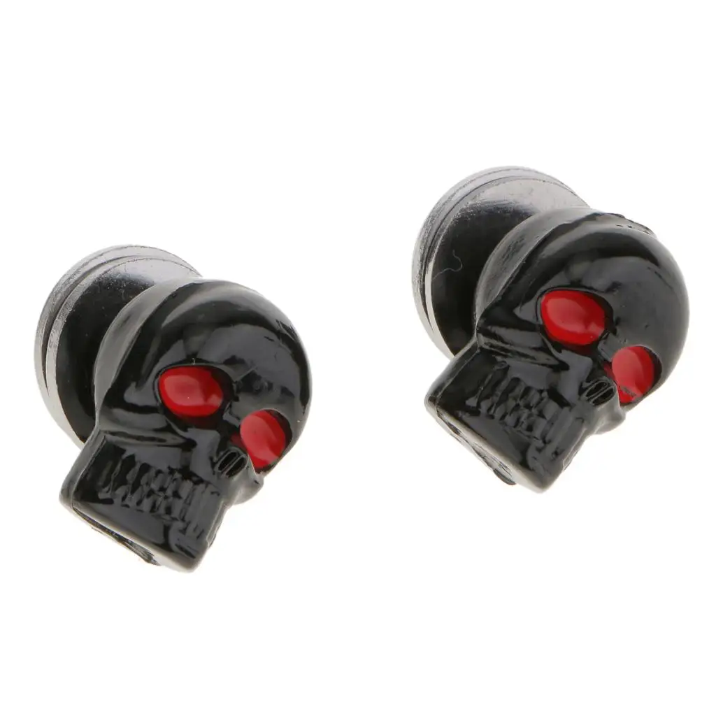 2x Car Motorcycle Plastic Skull License Plate Bolts for Motorbike Car Mounting Set Universal Fit For Any 6mm Bolt Fastener Tool 2x Car Motorcycle Plastic Skull License Plate Bolts for Motorbike Car Mounting Set Universal Fit For Any 6mm Bolt Fastener Tool