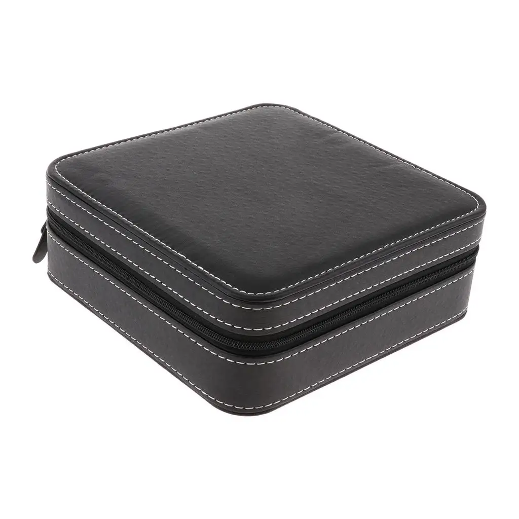 PU Leather Jewelry Storage Case Box Collector Organizer Collector