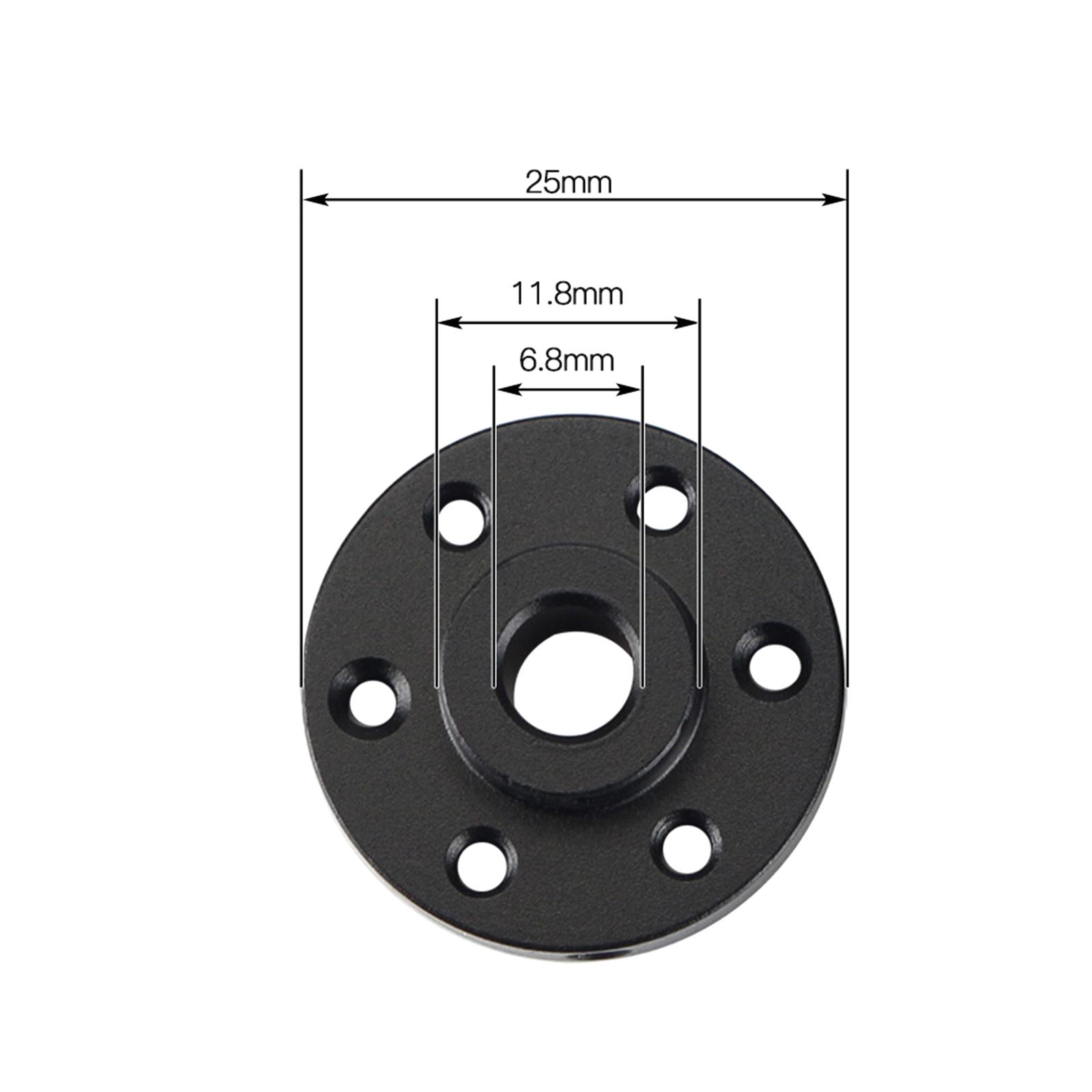 2x Rigid Flange Shaft Coupling 6mm Inner Dia Accessories for DIY Parts