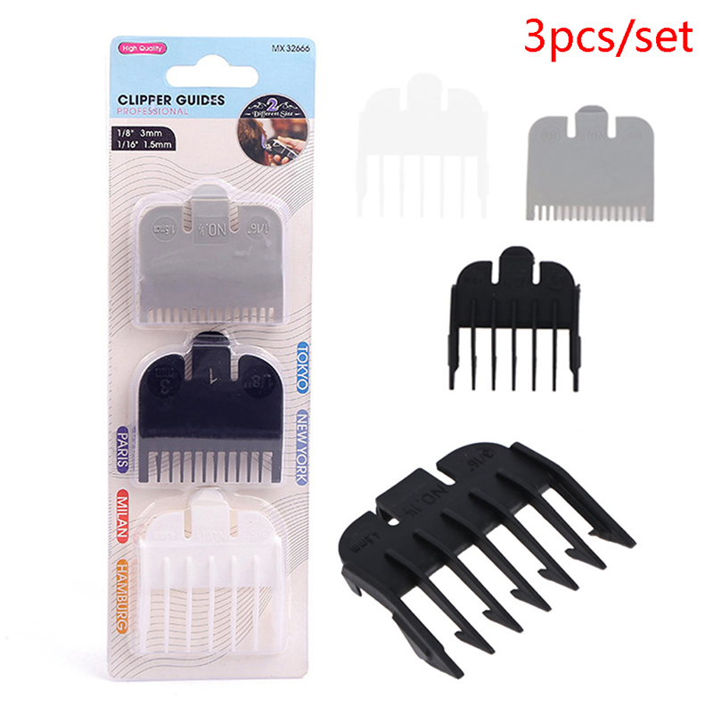 Best of 3Pcs 1.5mm / 3mm / 4.5mm Hair Clipper Replacement Sheath Limit Comb Accessory Guide Comb Professional Suitable For Wahl Trimmers Reviews & Tips