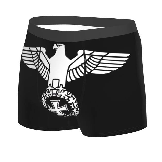 Custom German Reich Germany Flag Underwear Men Stretch Boxer Briefs