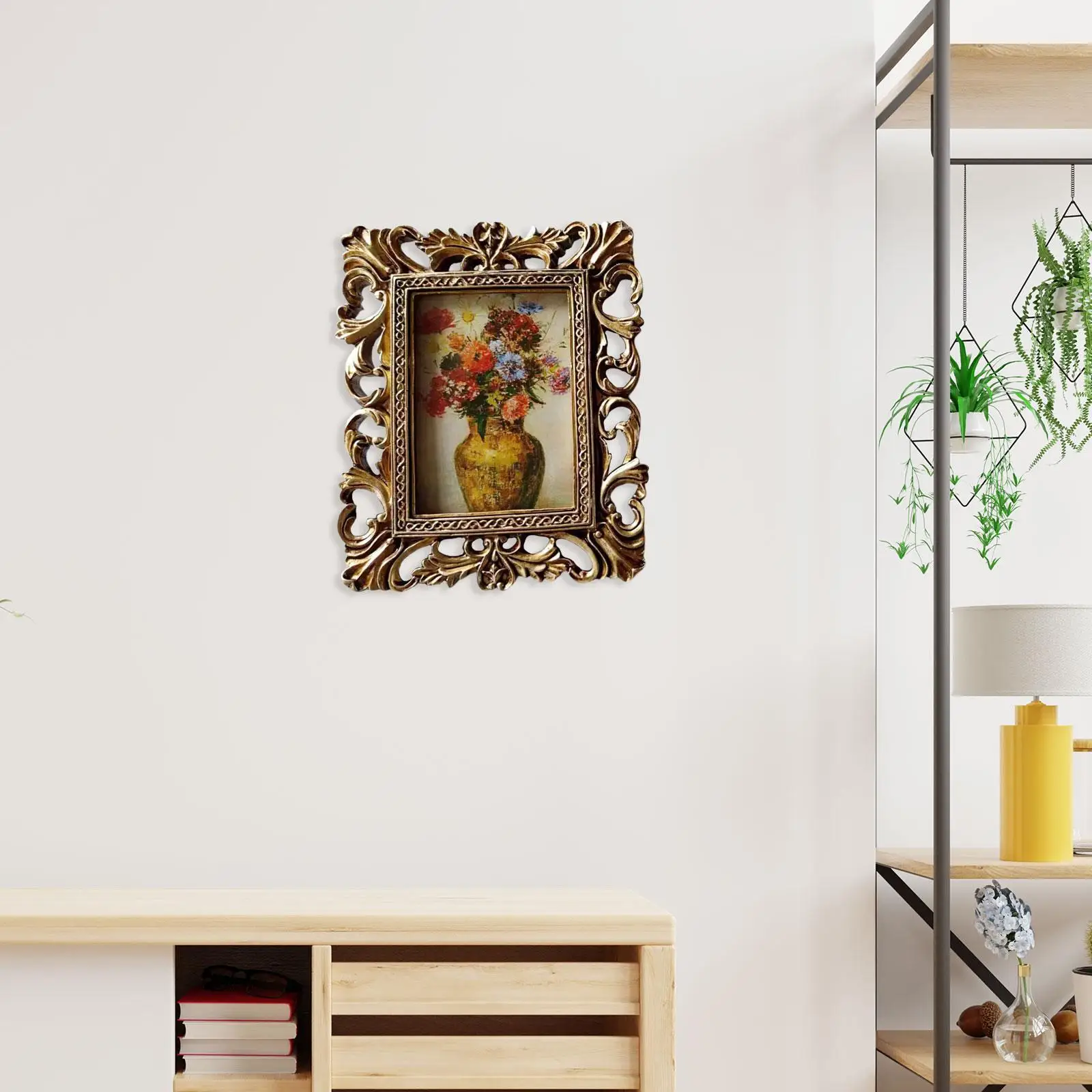 Picture Frame European Style Resin Photo Frame for Living Room Bedside Decor