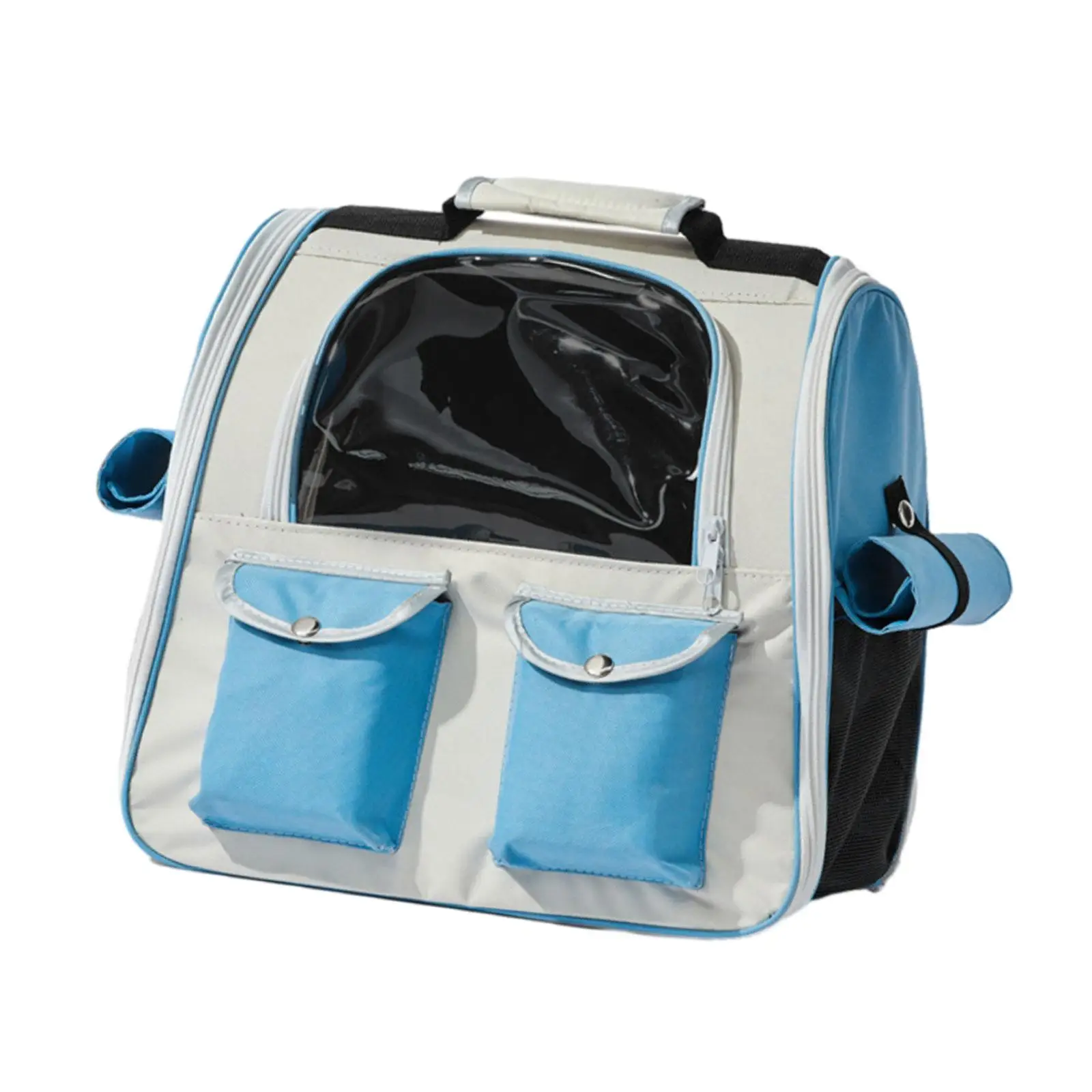 Cat Carrier Backpack Ventilation Transparent Breathable Cat Dog Backpack Bag for Camping Traveling Outdoor Walking Hiking