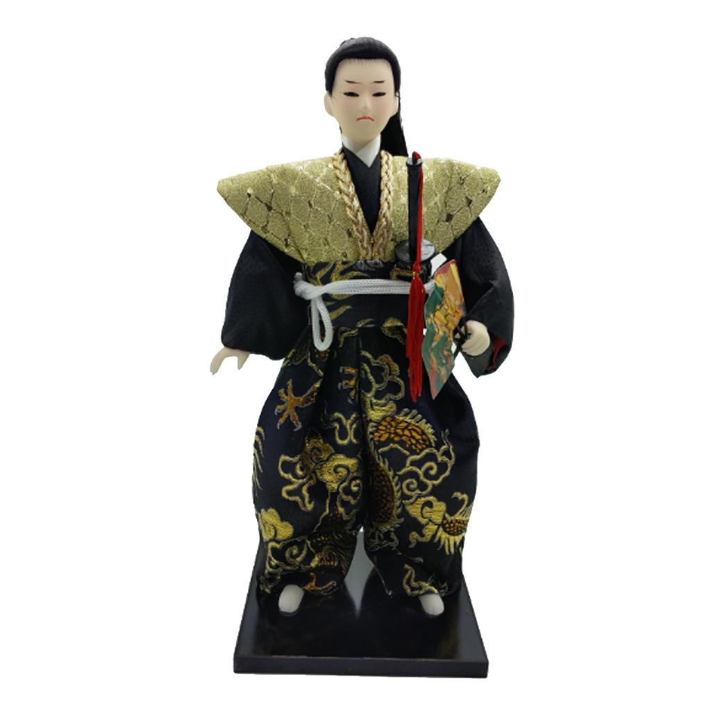 12inch Japanese Geisha Oriental Doll, Asian Kimono Doll Lady Figures Figurine, Home Office Desktop Decoration