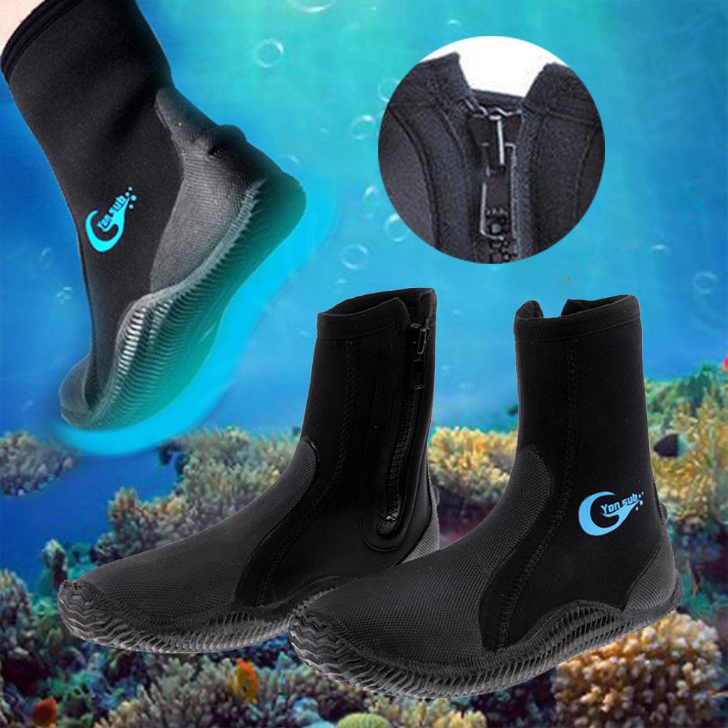 Description Picture 6 of itemProfessional 5mm Neoprene Scuba Diving Boots Surfing Swim Water Sports Canoe Kayak Warm Boots Shoes Wetsuit Boots for Snorkeling