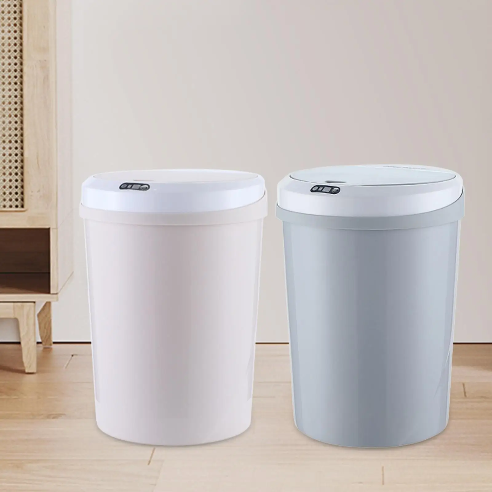 Smart Trash Can Waste Bins Dustbin Wastebasket Garbage Bucket Electric Garbage Can for Office Living Room Home Kitchen Toilet