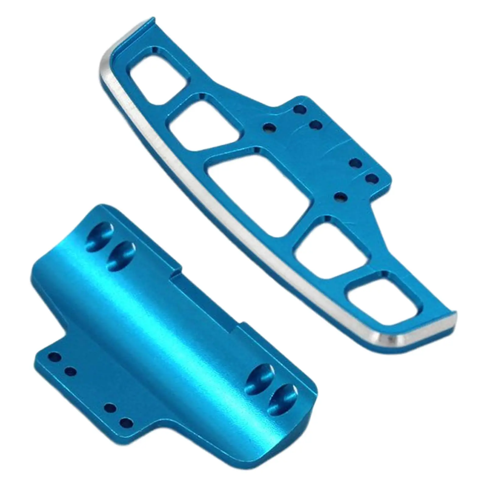 Aluminum Alloy Front and Rear Bumpers Spare Parts for Wltoys 284131 DIY