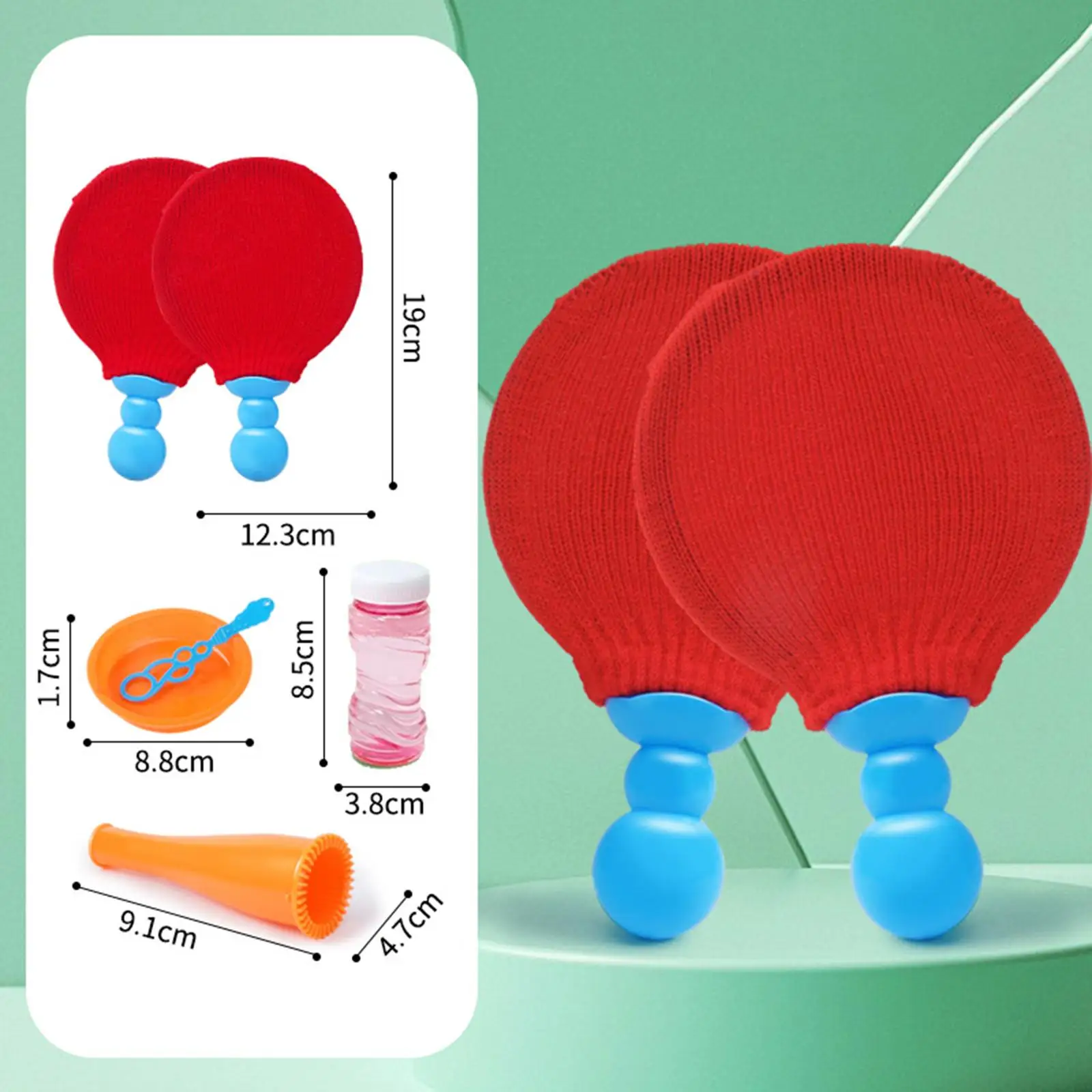 Bubble Toss and Catch Game Table Tennis Sports and Fun Exercise Toy for Beach Toys Lawn Backyard Party Activities Holiday Gift