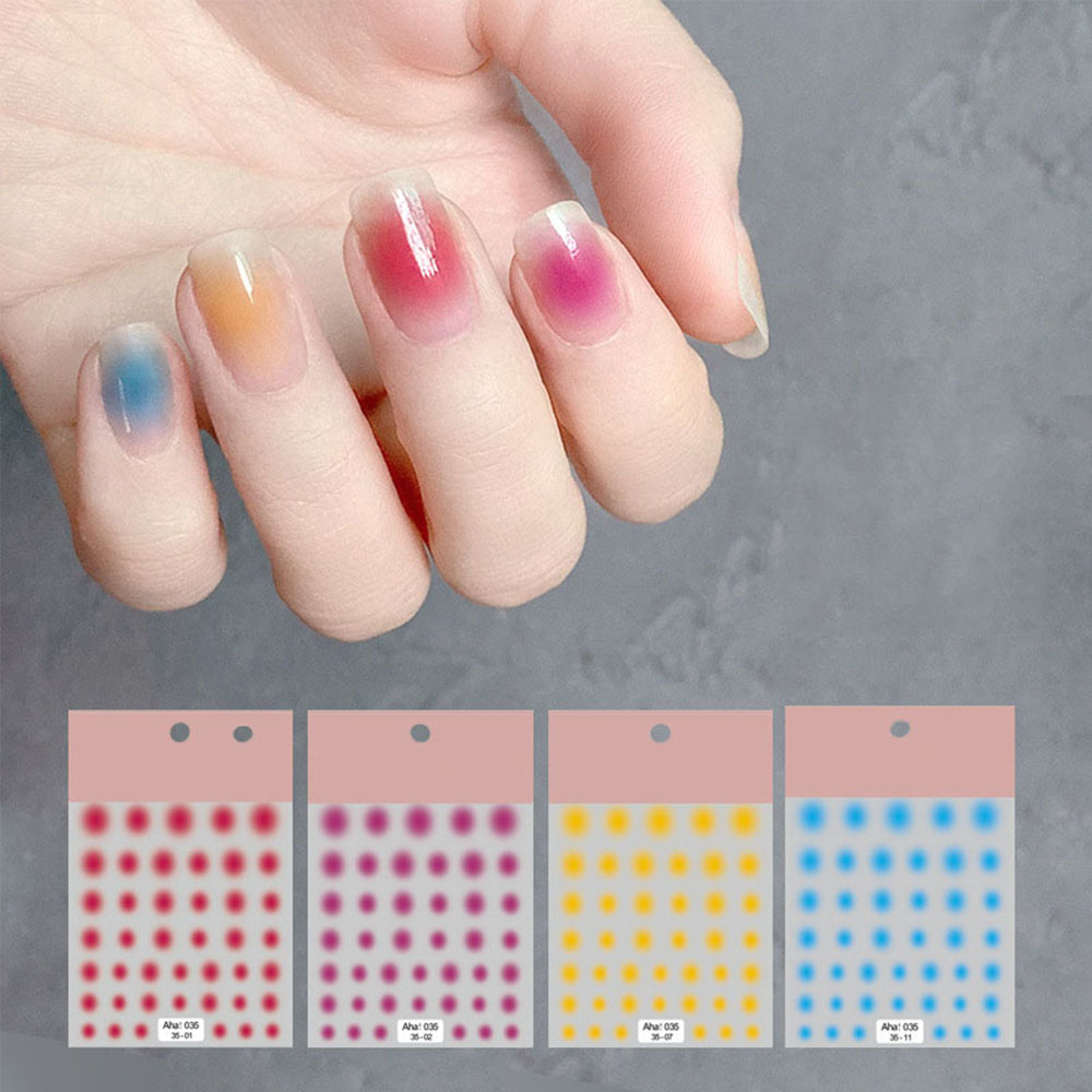 Best of 1PC Self Adhesive Nail Sticker 12 Colors Nail Wraps Dizzy Powder Blusher Nail Decals Decorations Manicure Accessories FY #1-3 Reviews & Tips