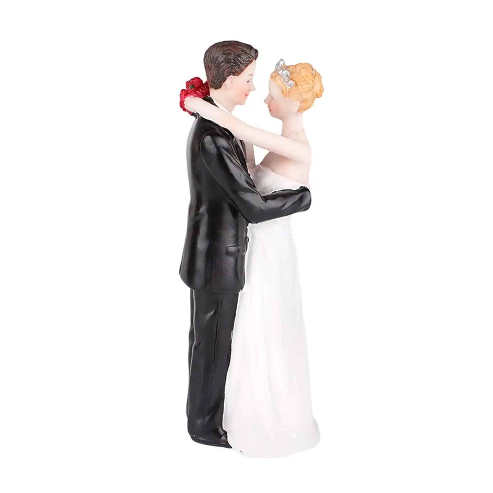Funny Couple Statue 1Pcs Wedding Cake Topper for Engagement Showers